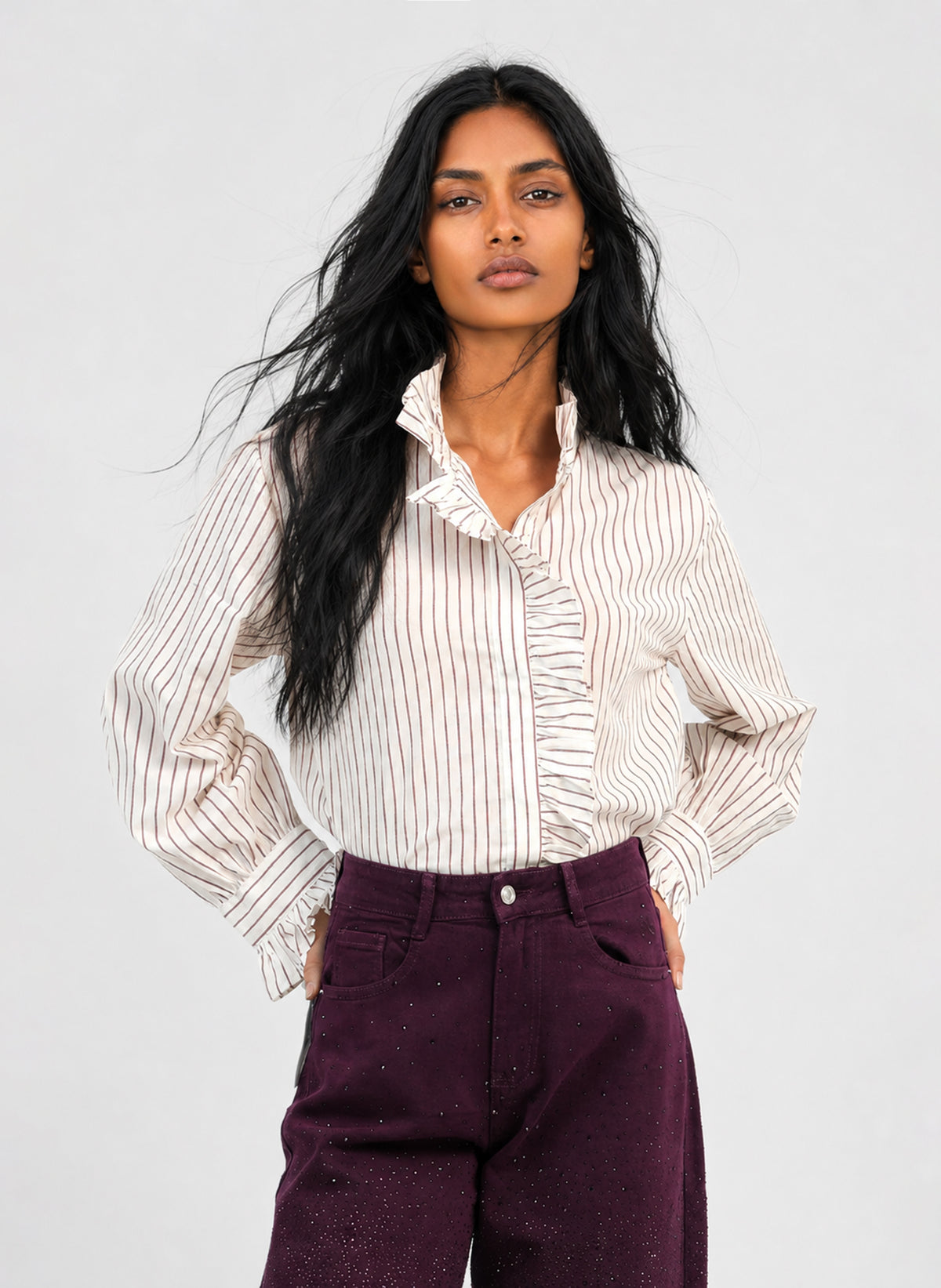 CHEMISE SELASY rayée