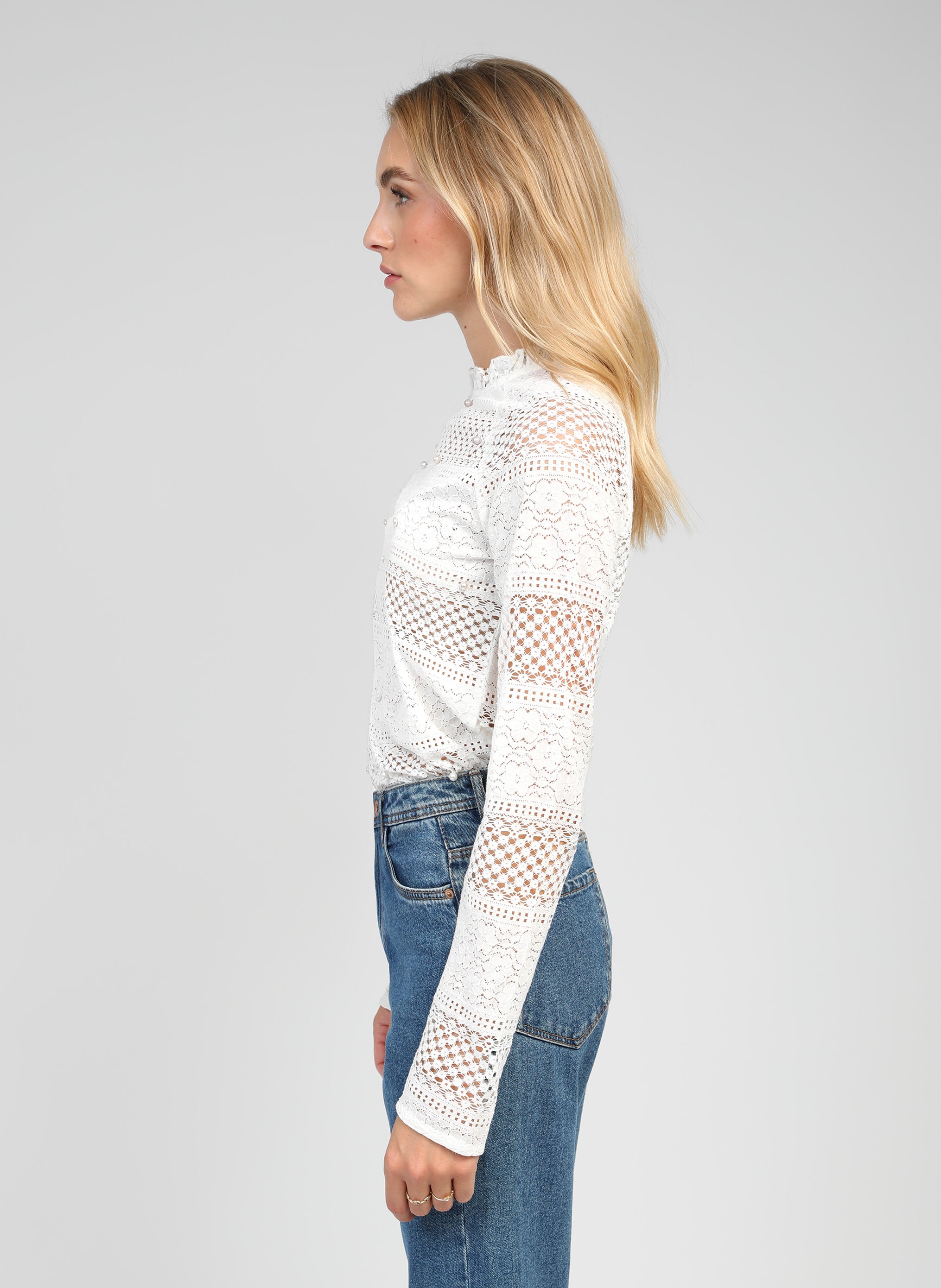 BLOUSE SEONALY ecru