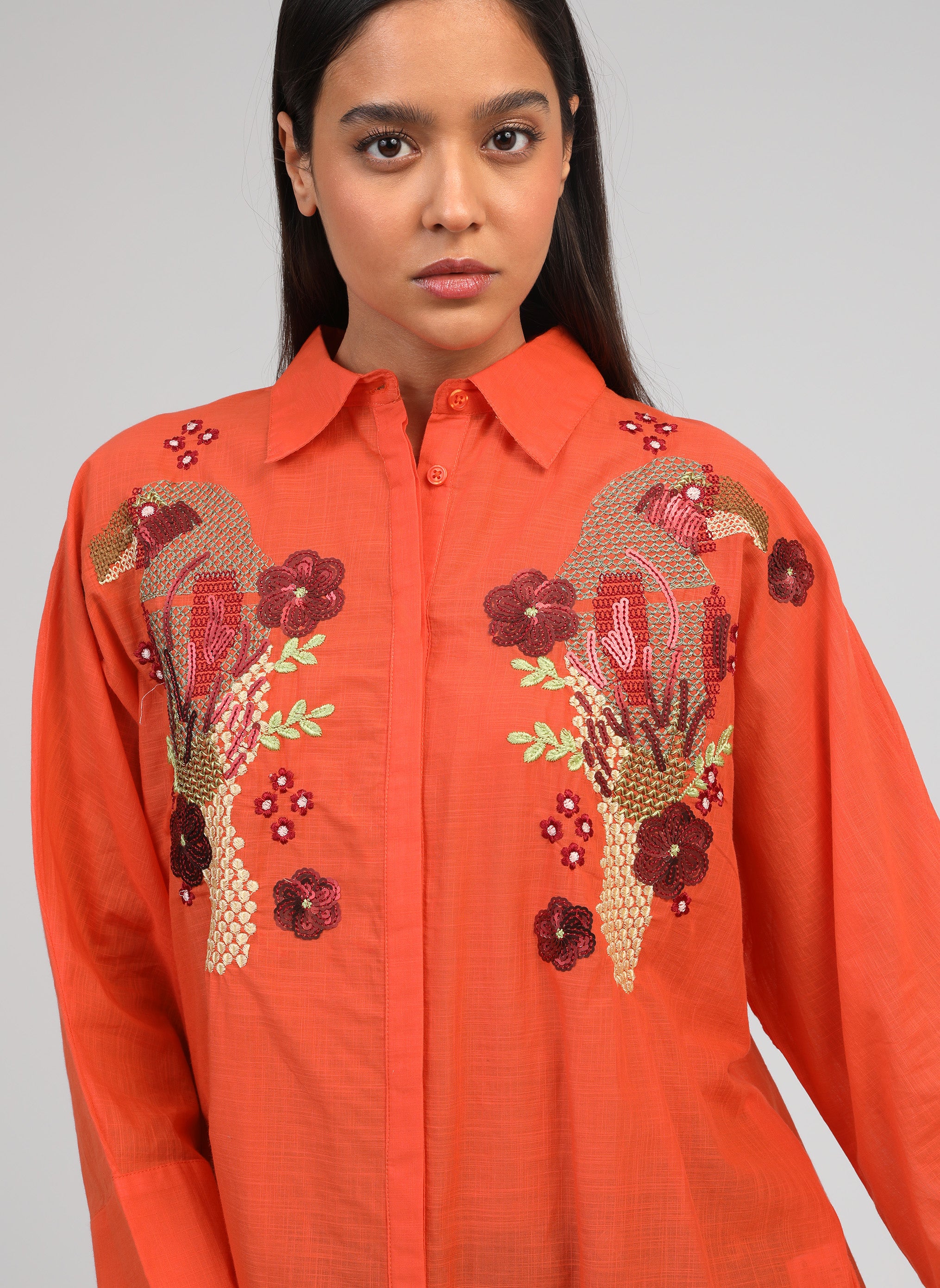 CHEMISE SHANNYLA orange
