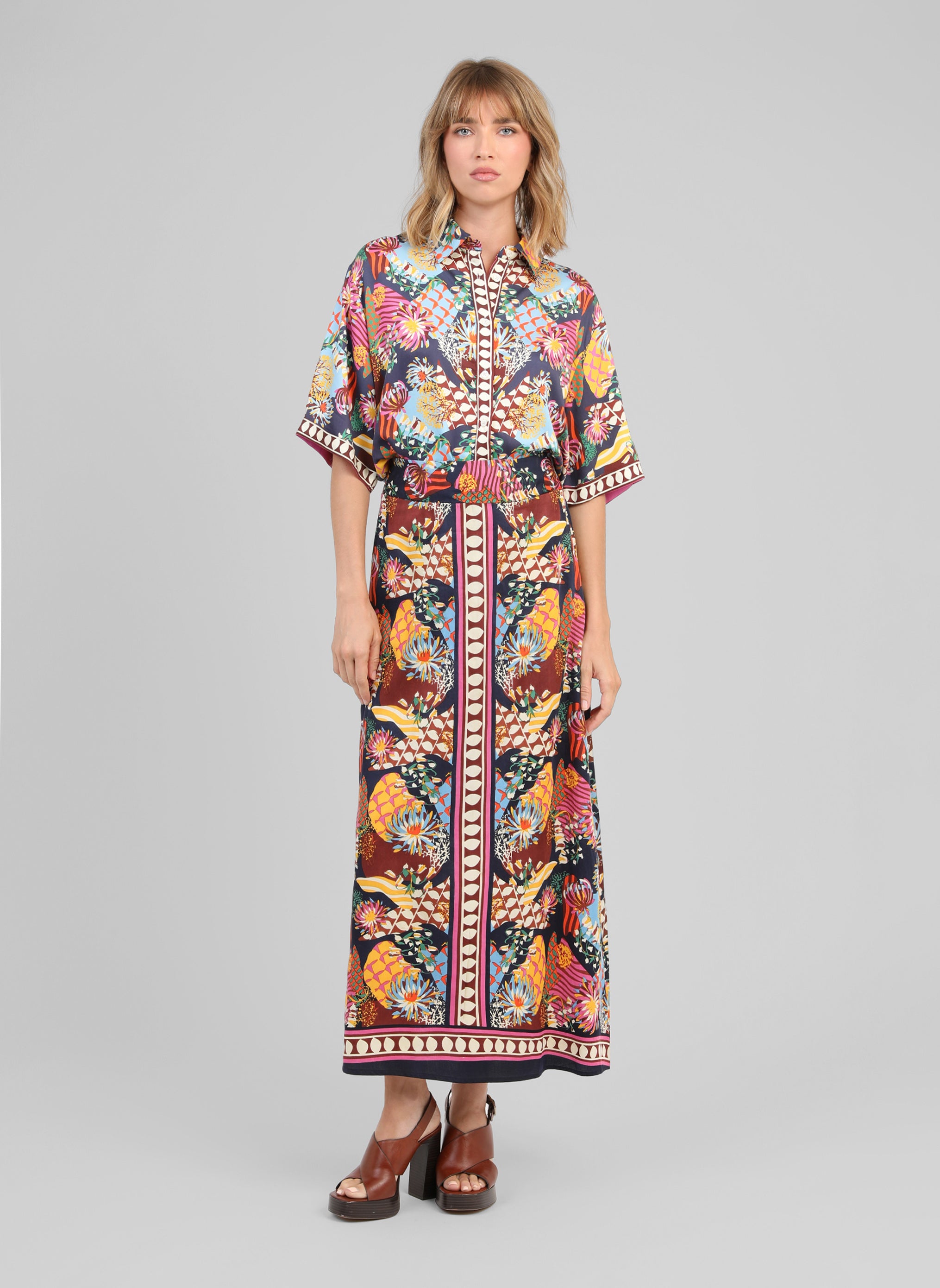 CAMISA SHANOLA de Maliba, negra