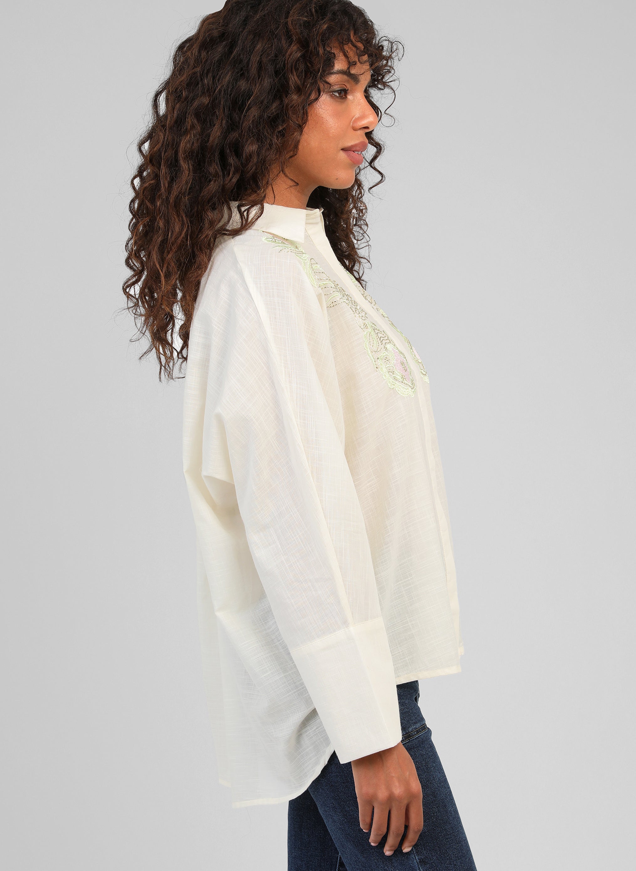 CHEMISE SHANTYLA écru