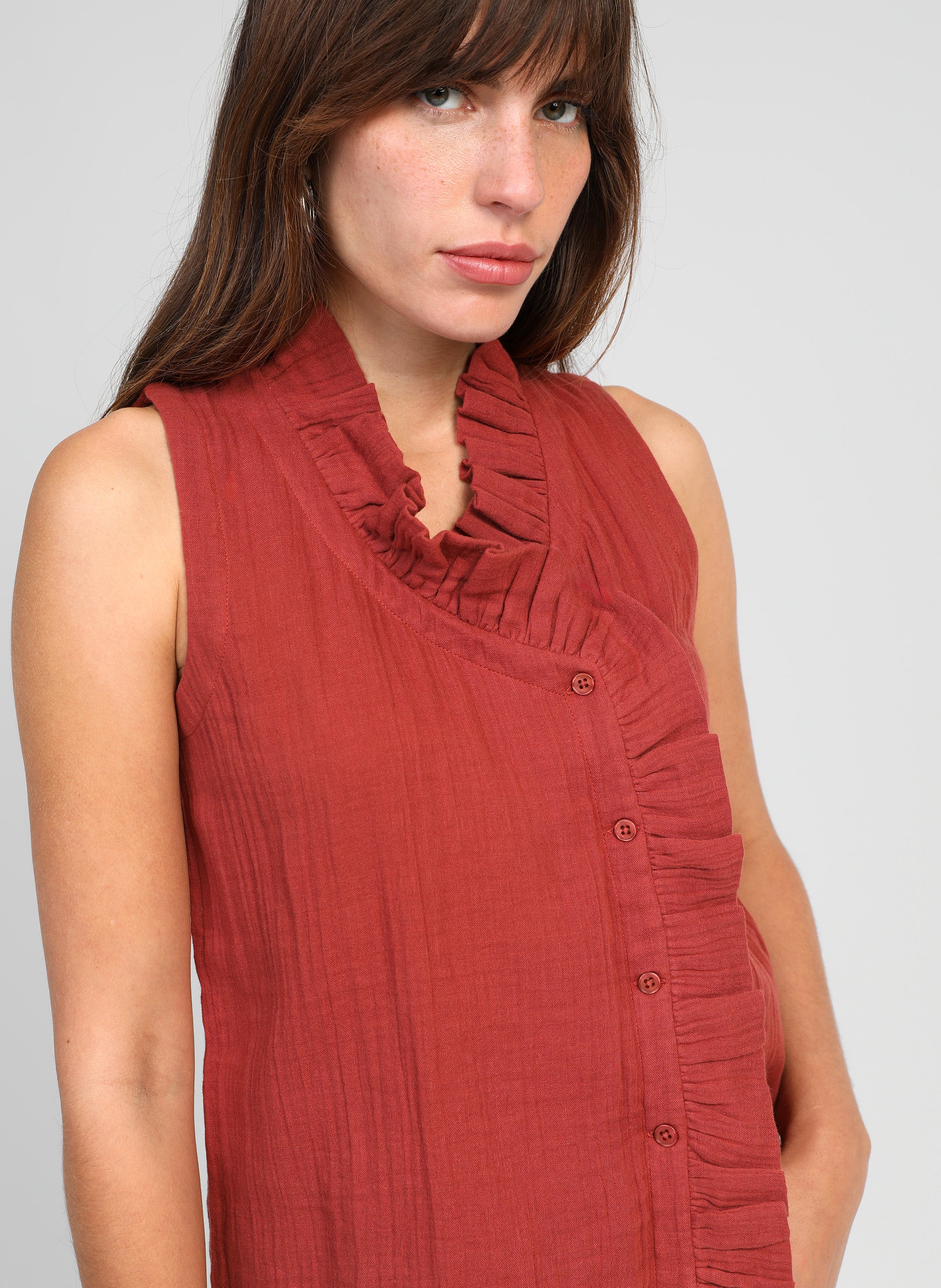 CHEMISE SILOE chocolat