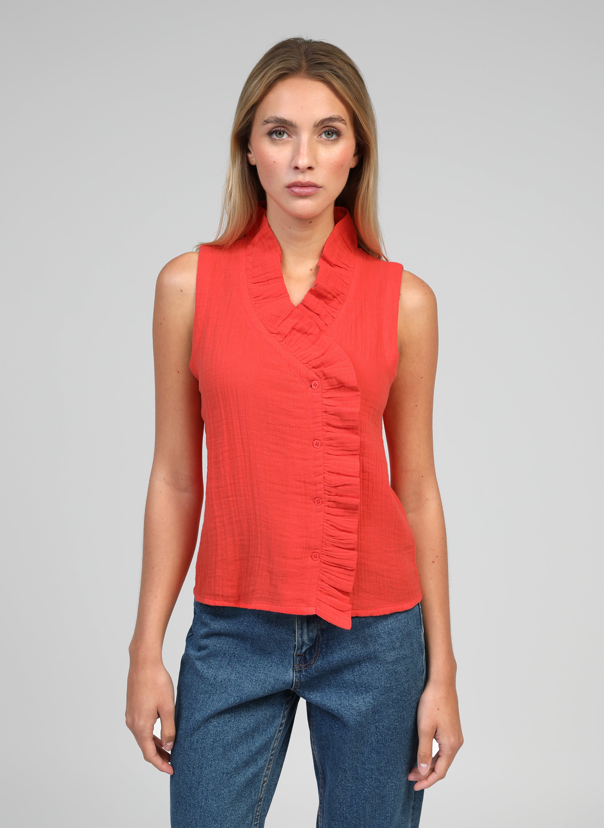 CHEMISE SILOE orange