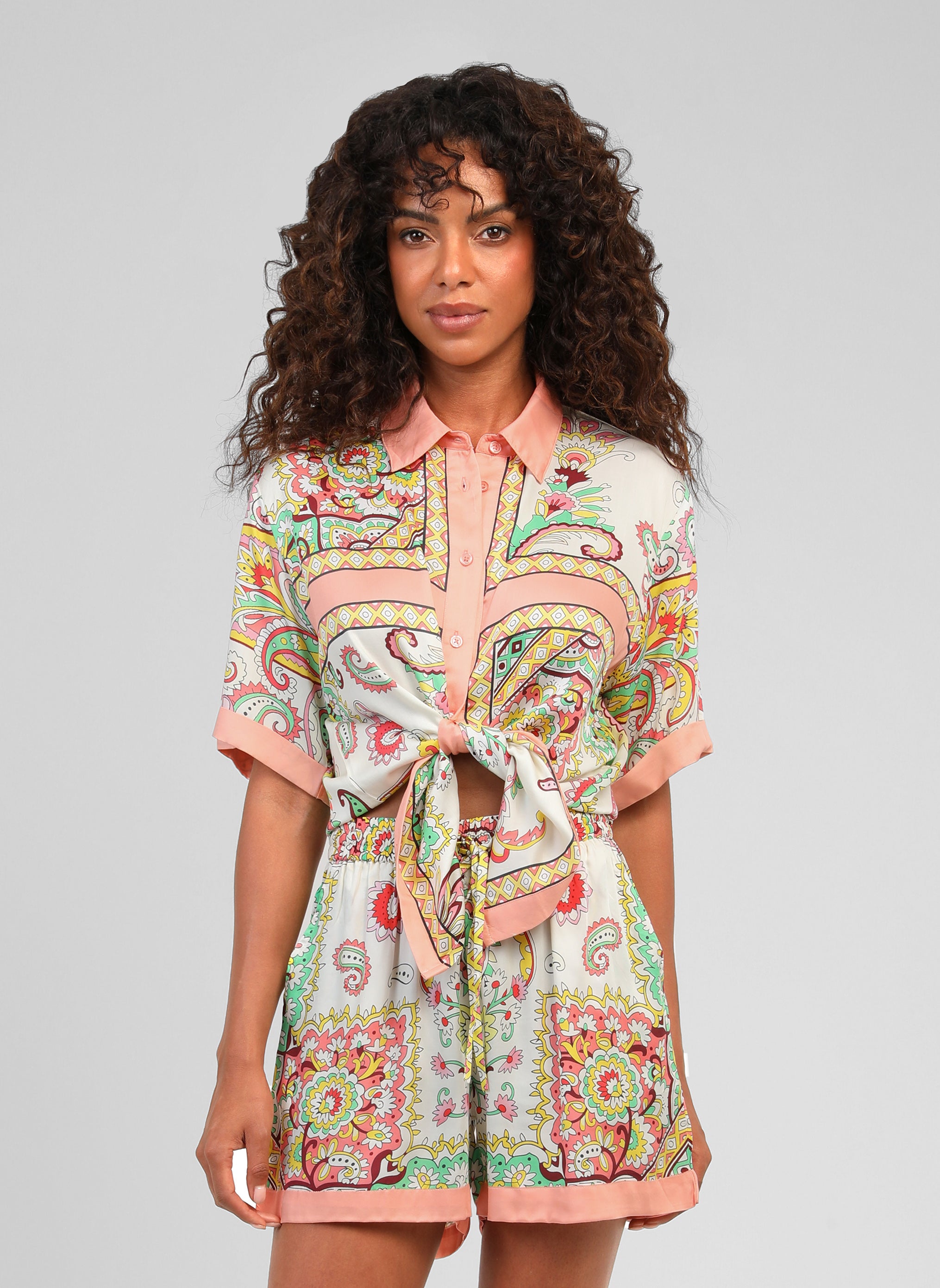 CHEMISE SILVANA jelame rose