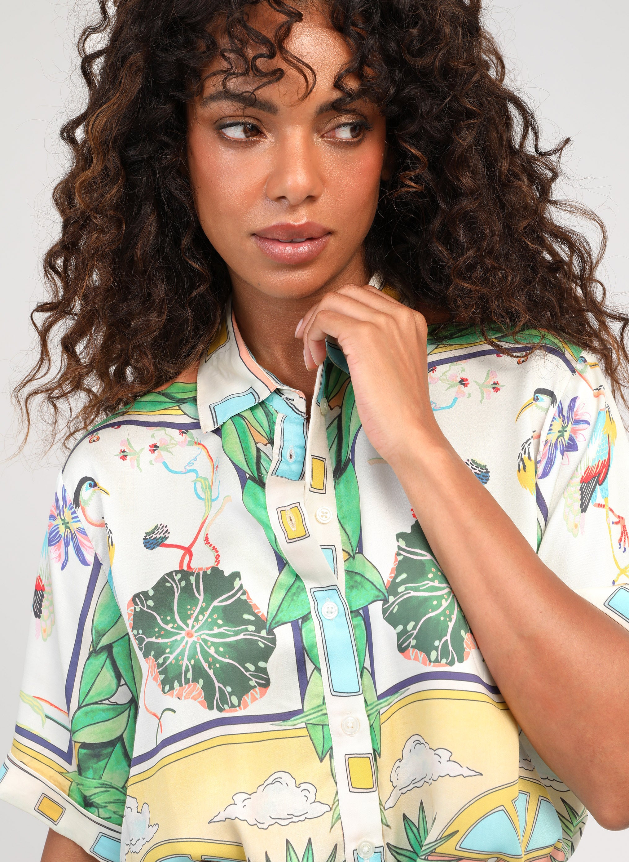 CHEMISE SILVALY naturalia ciel