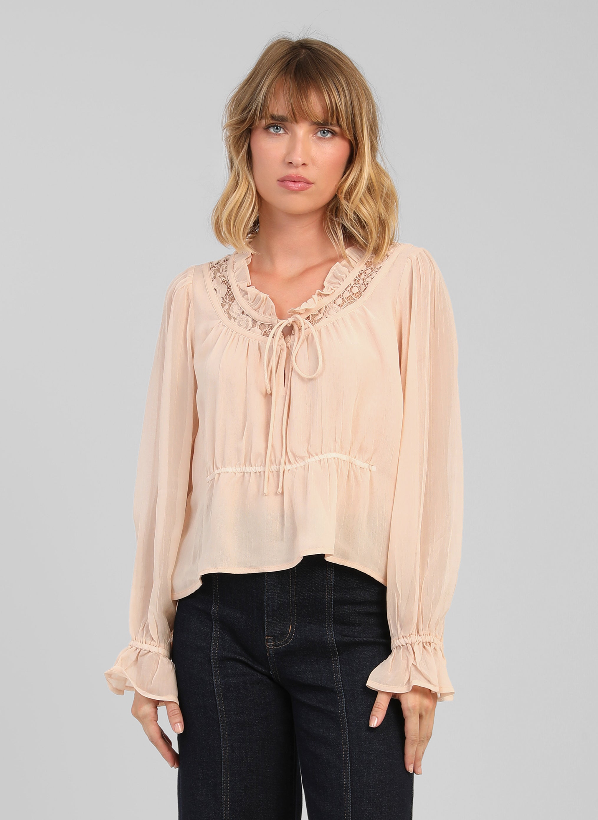 BLOUSE SIONA nude
