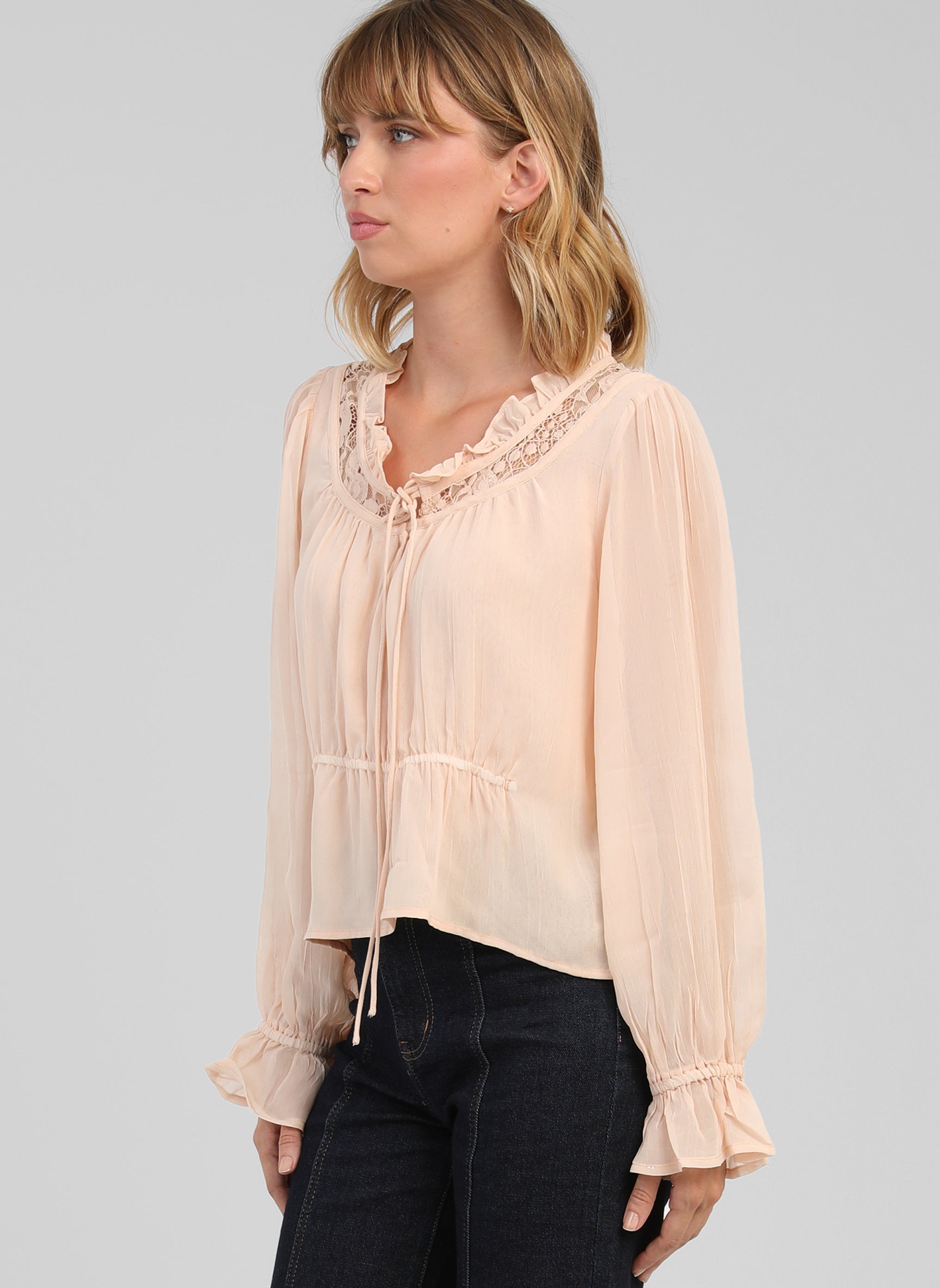 BLOUSE SIONA nude