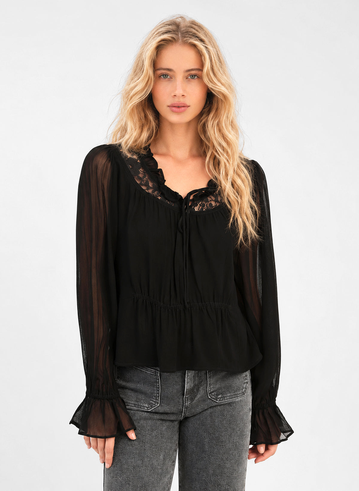 BLOUSE SIONA noir