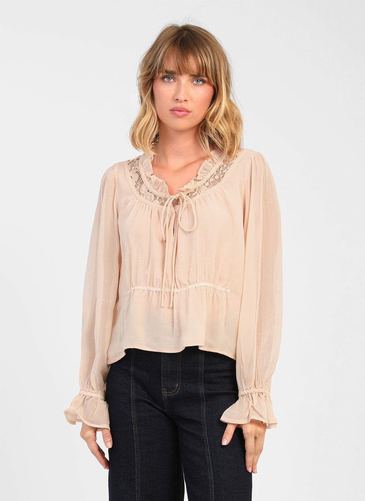 BLOUSE SIONA nude
