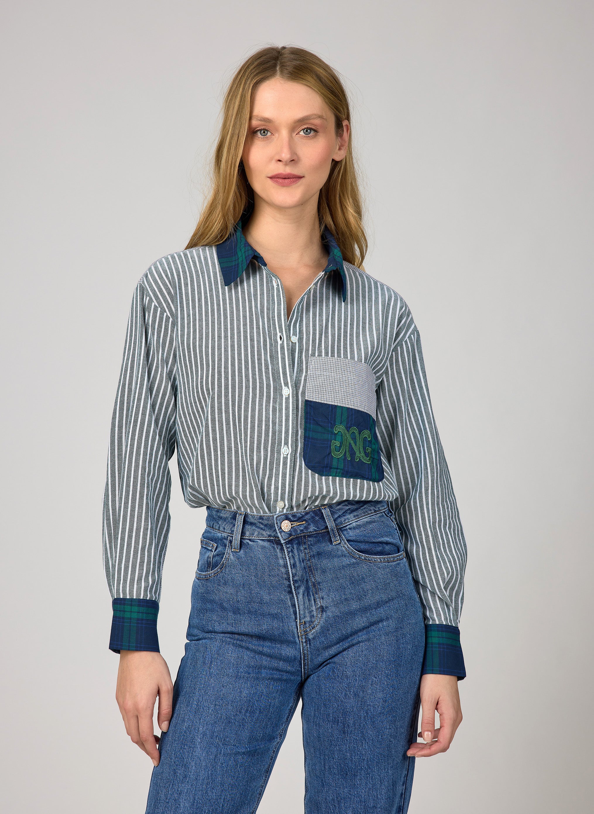 CHEMISE SISSYNA vert