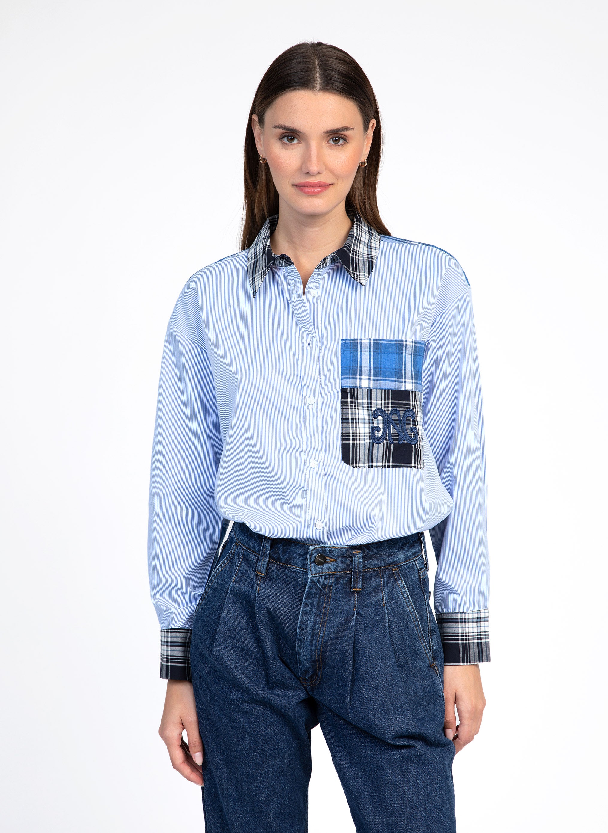 CHEMISE SISSYNA bleu