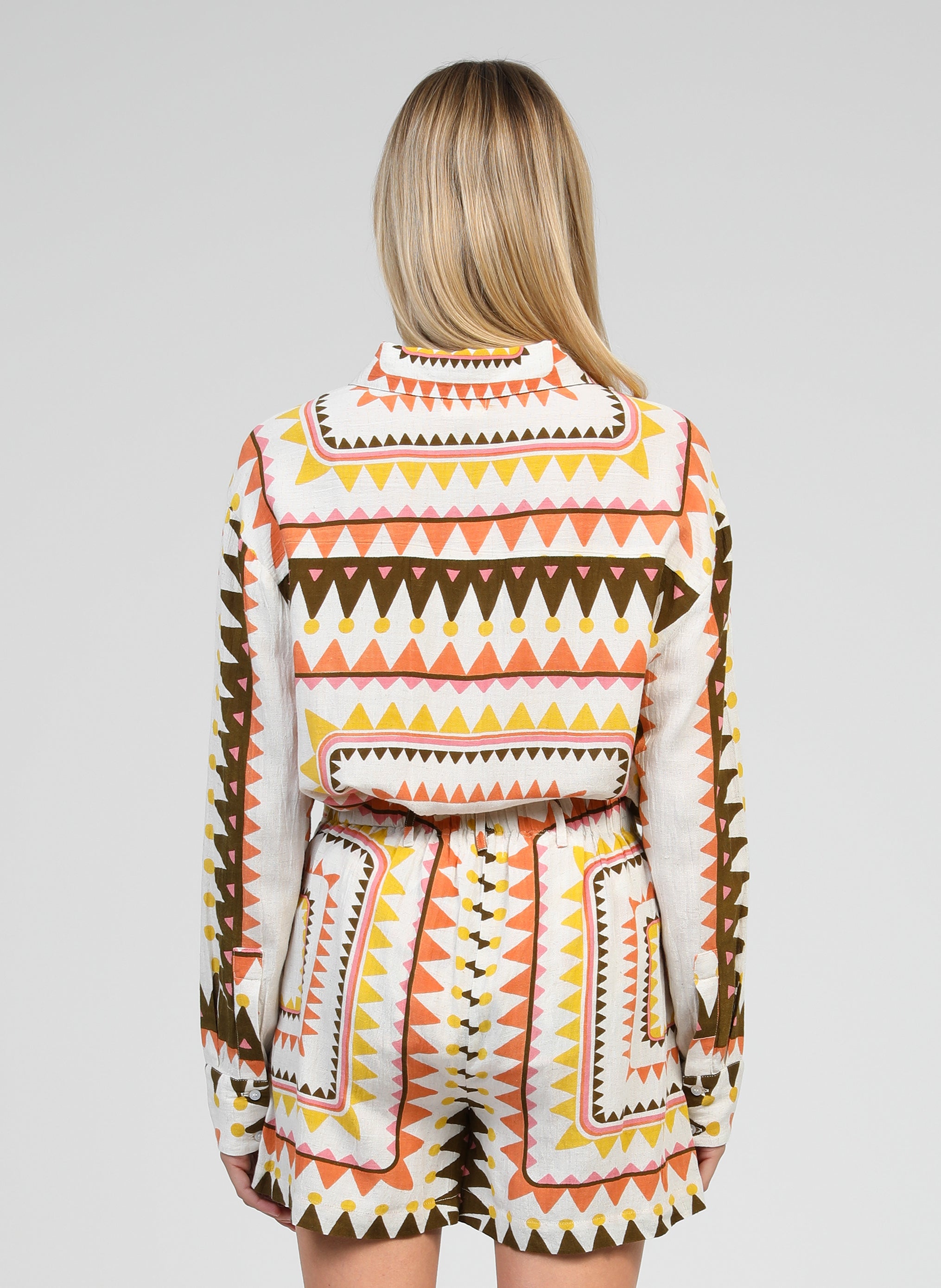 CHEMISE SIVILANE picoty olive