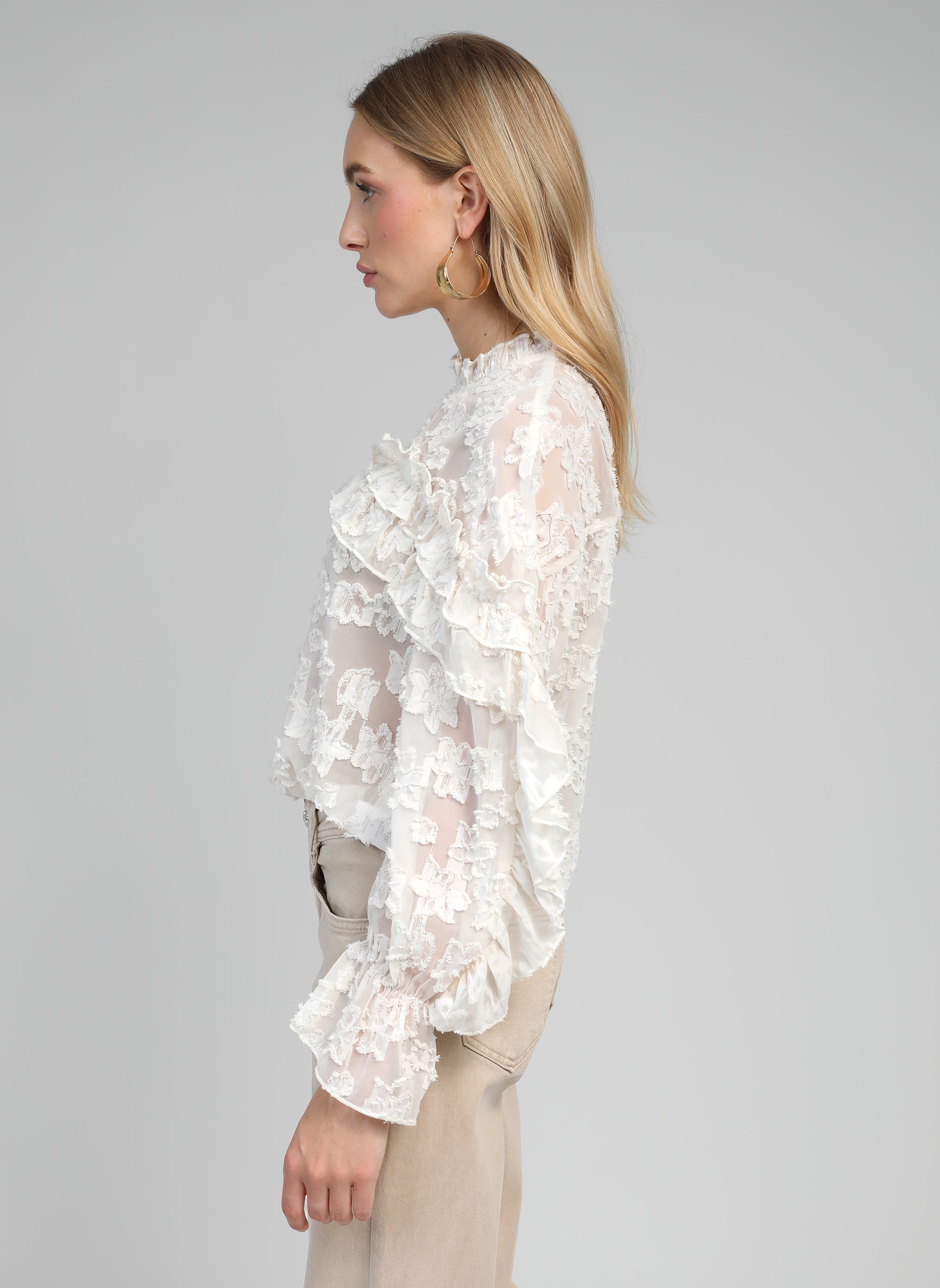 BLOUSE SOELY ecru