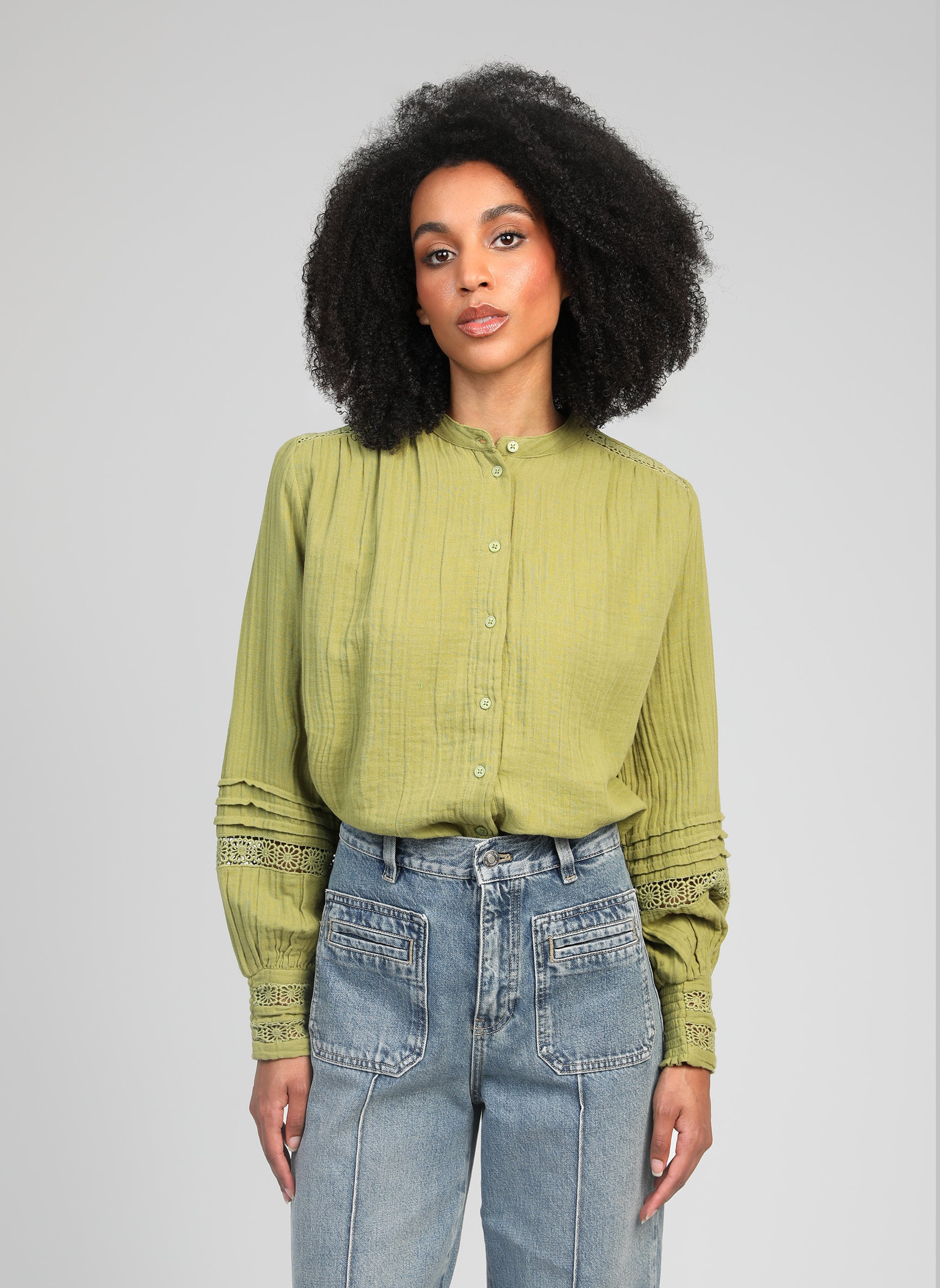 CHEMISE SOJANYLA tilleul