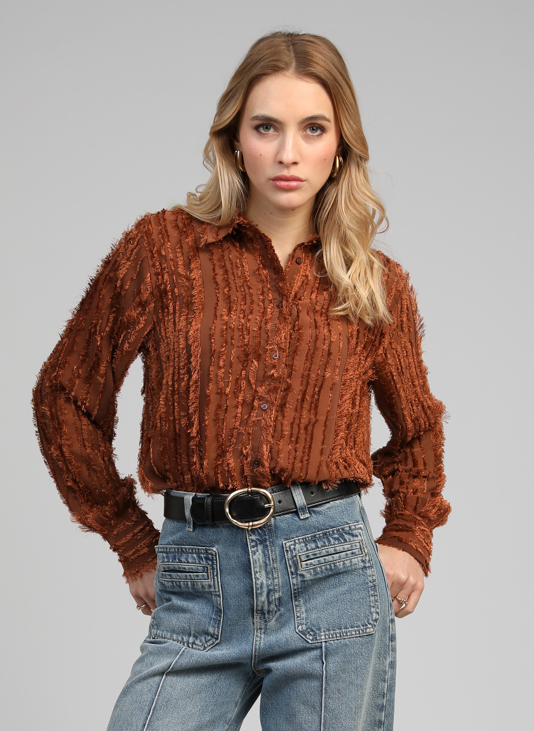CHEMISE SOPHENA chocolat