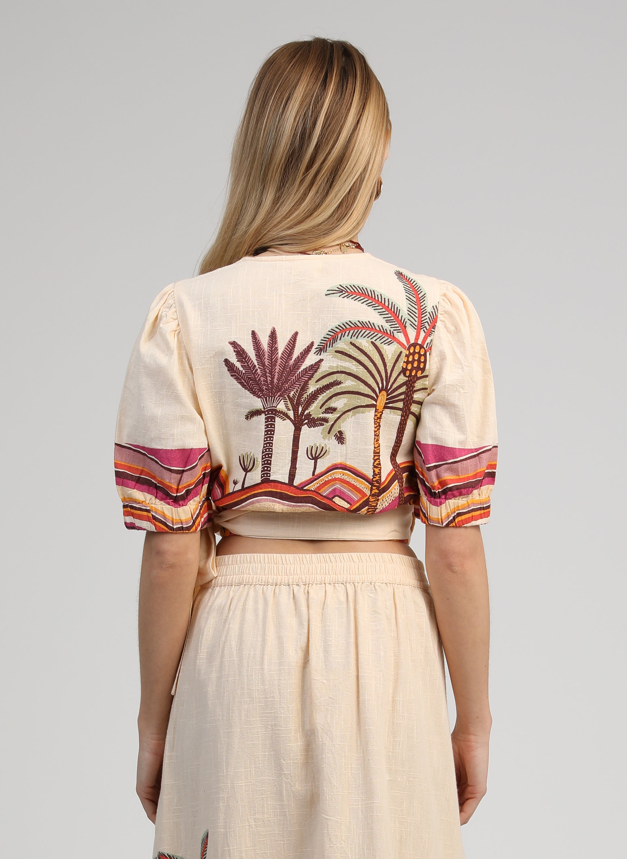 CACHE-COEUR SORIANA palmyre rose