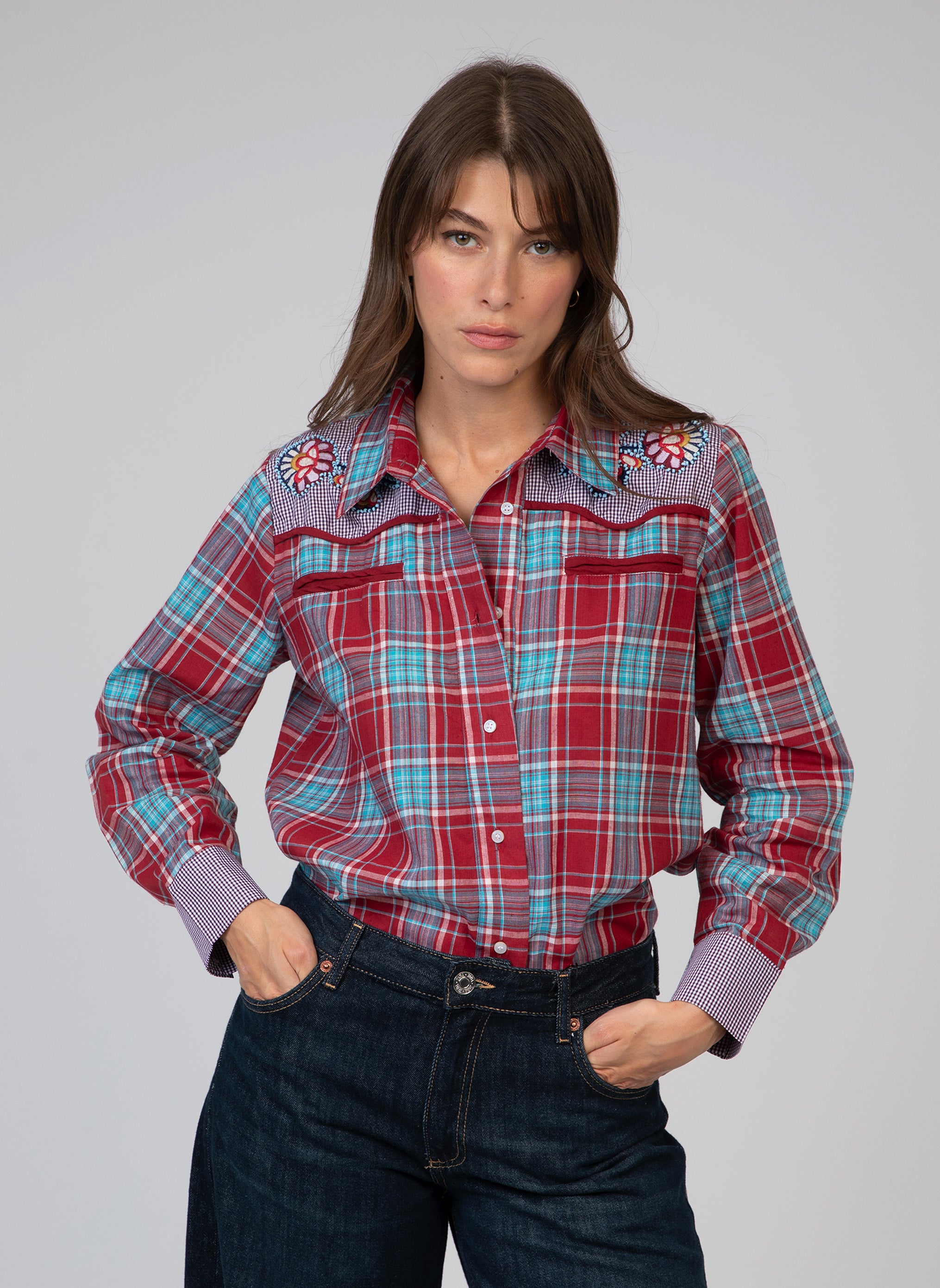 CHEMISE SOTALIE rouge