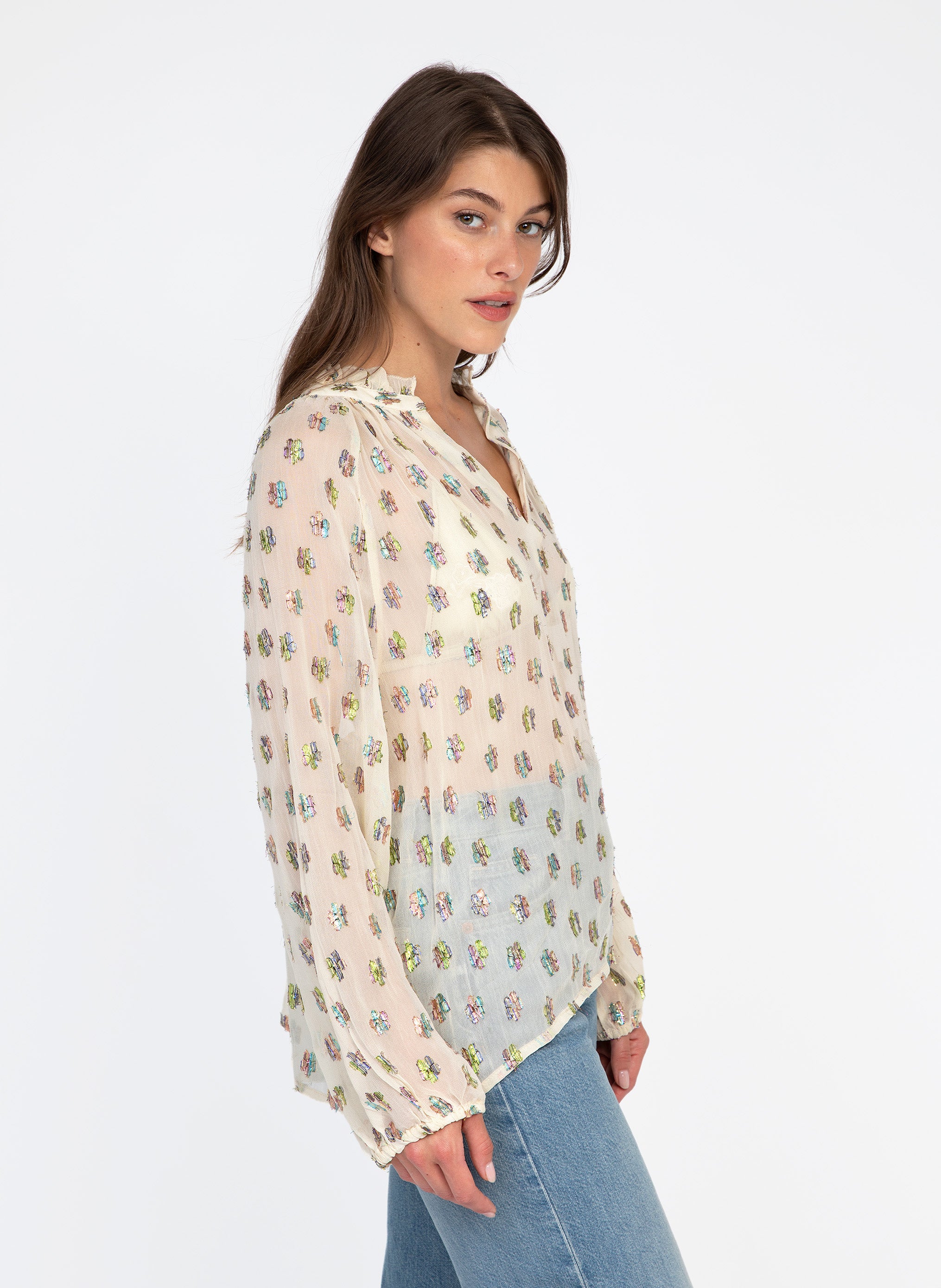 BLOUSE SOUELLA ecru