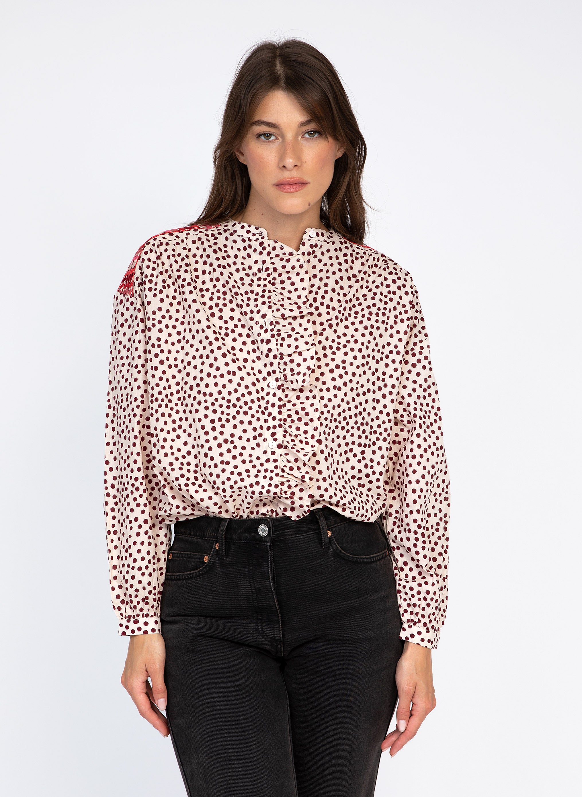 CHEMISE SOURIAMY pipa ecru