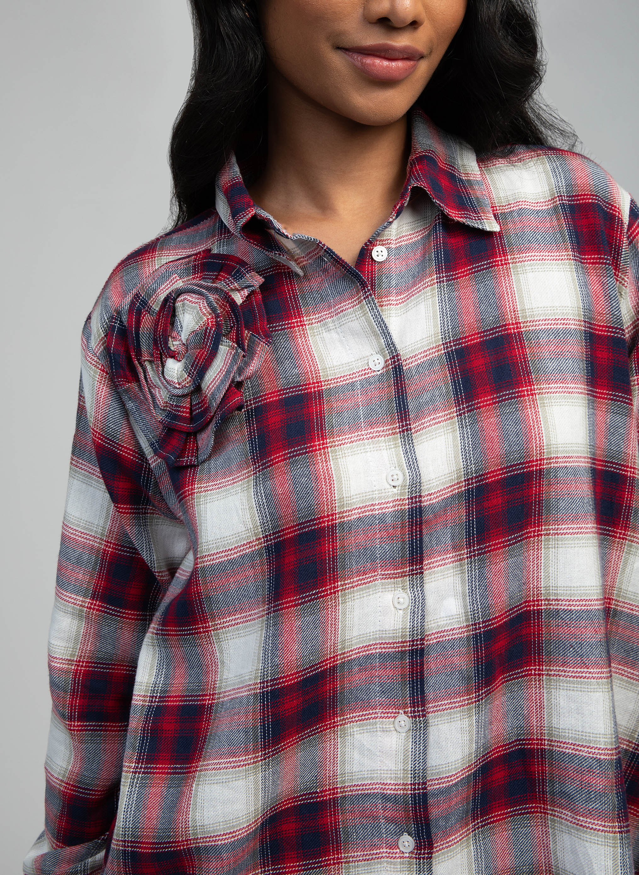 Camisa de cuadros STEFANIE