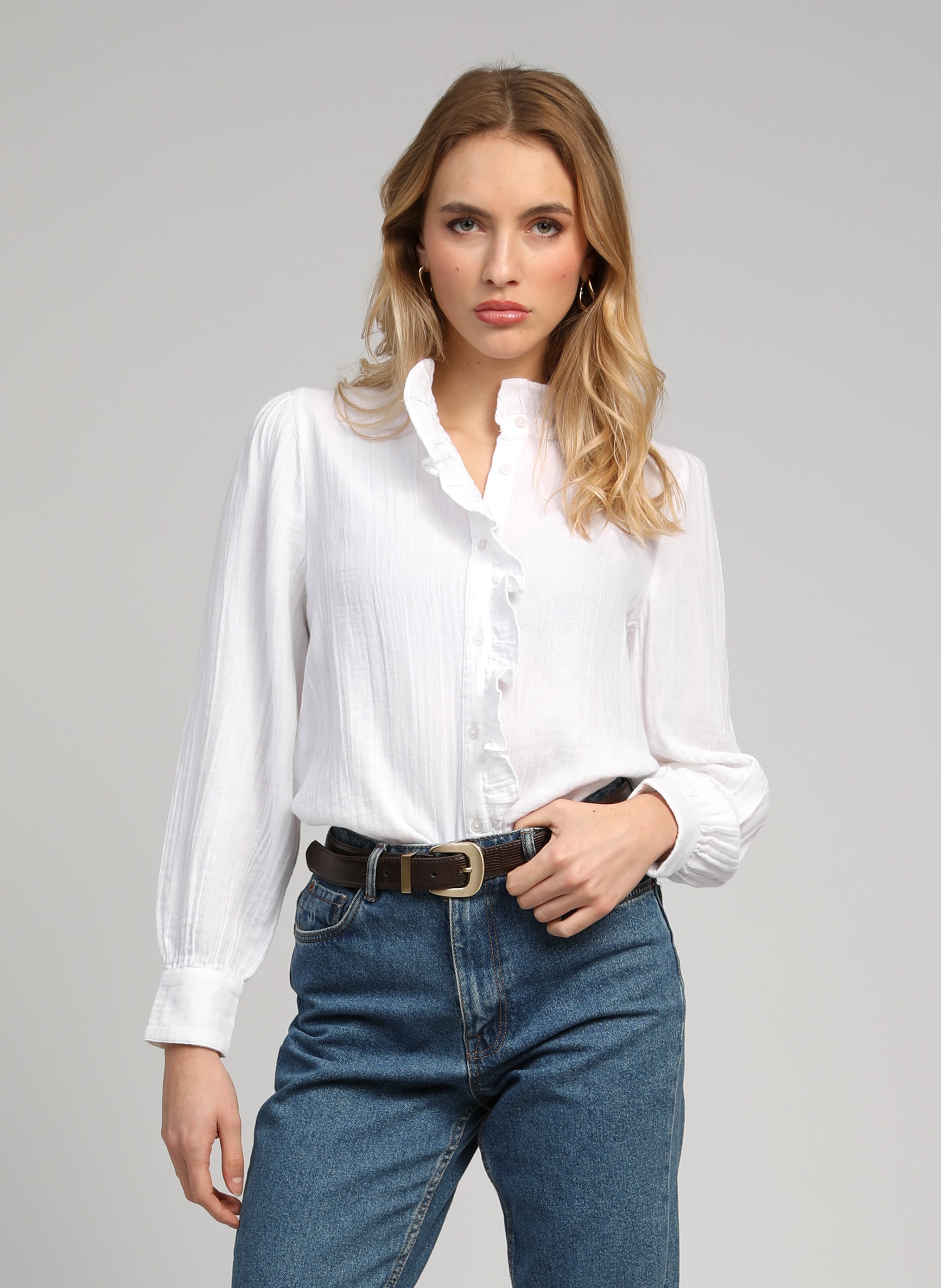 CHEMISE STEFILOU blanc