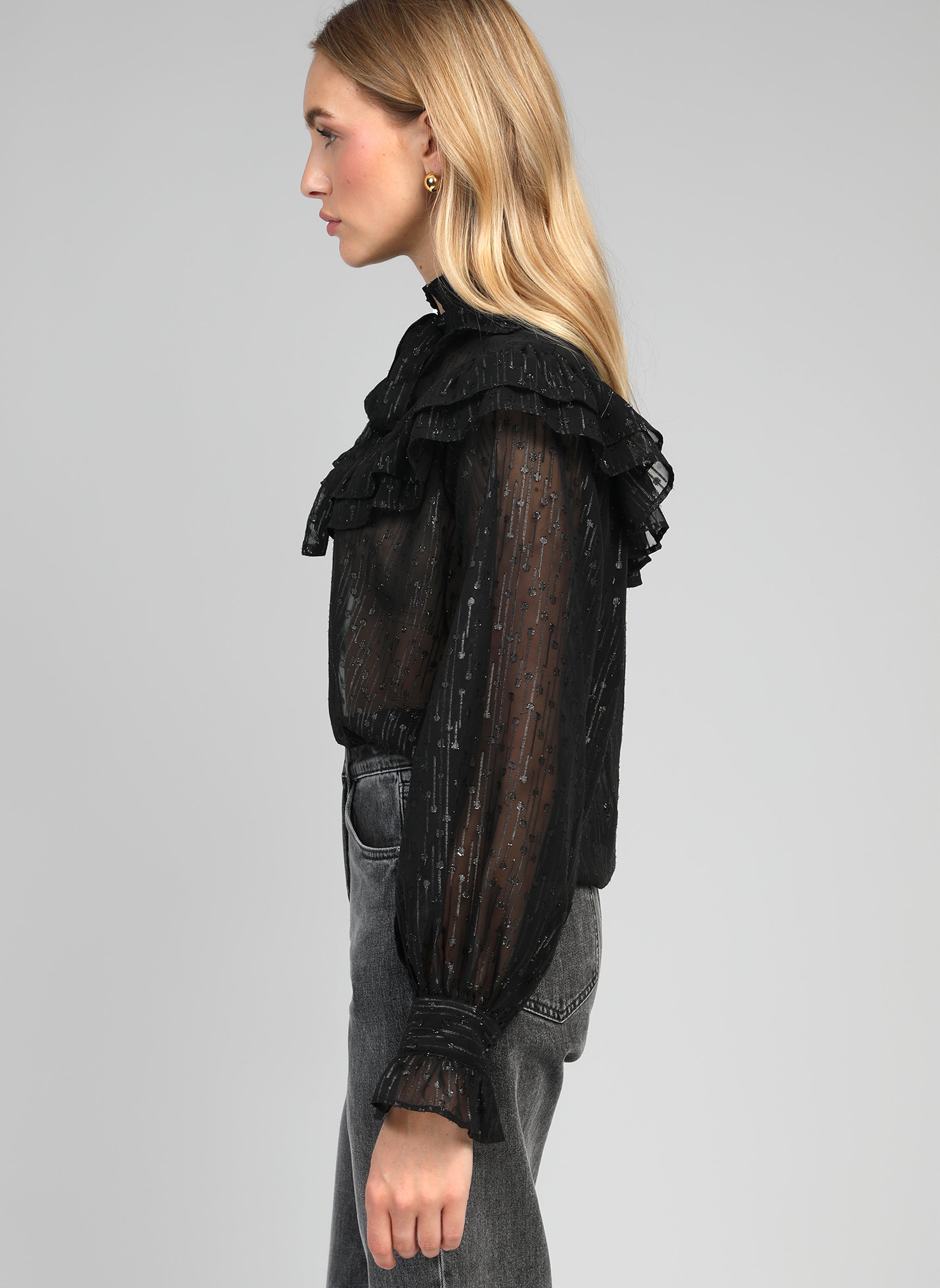 BLOUSE SWINY noir
