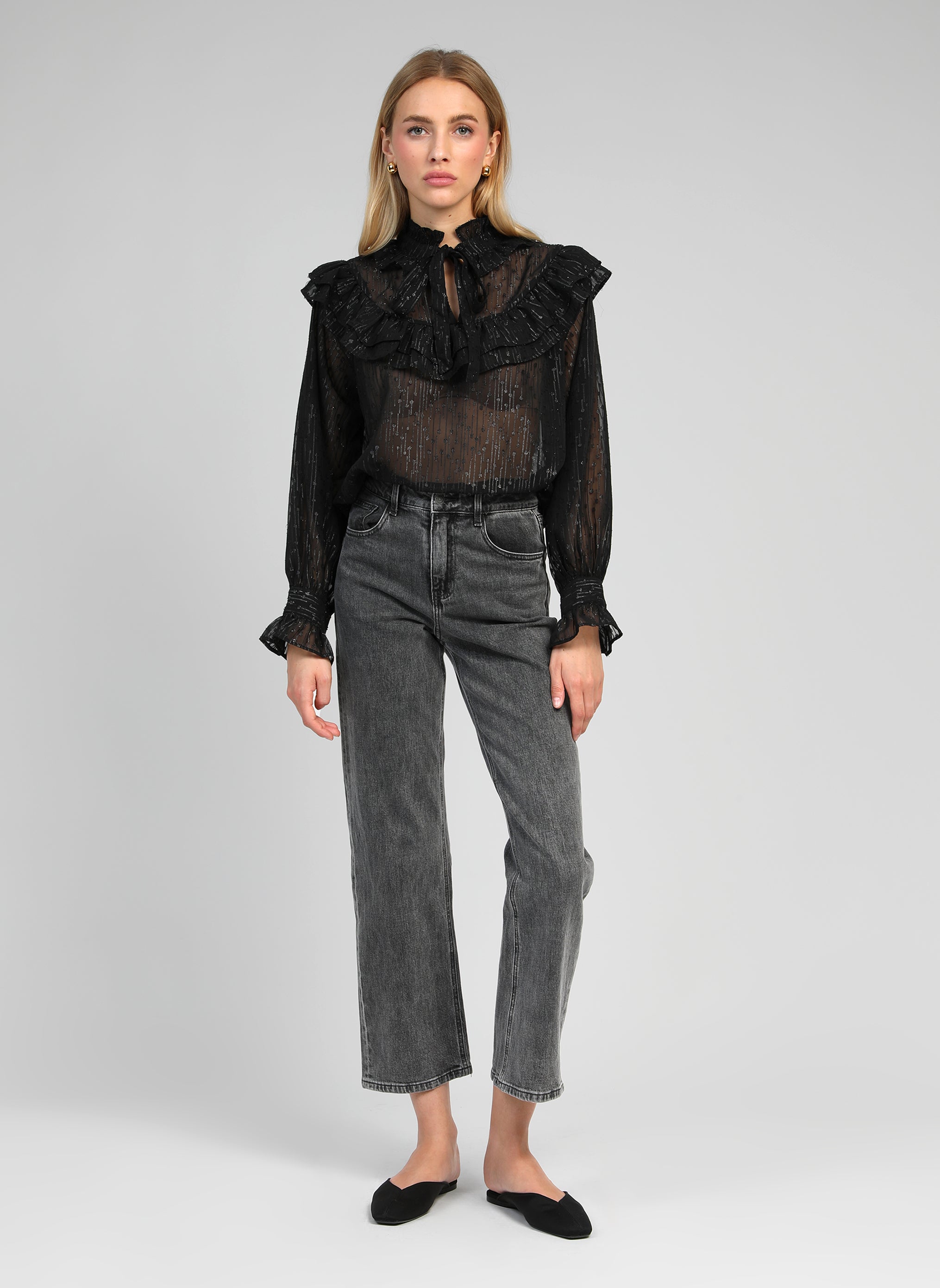 BLOUSE SWINY noir