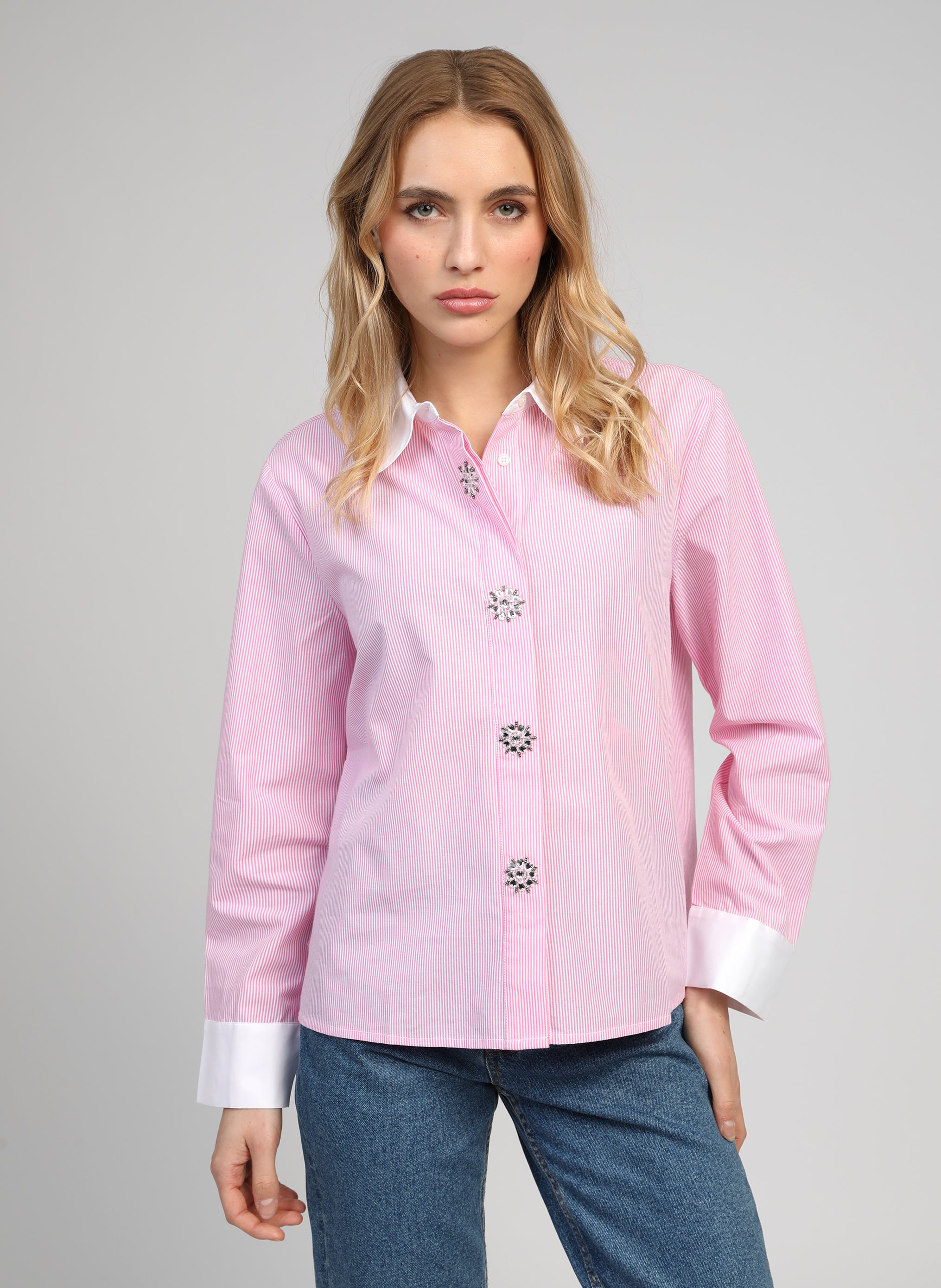 CHEMISE SYLANA rose
