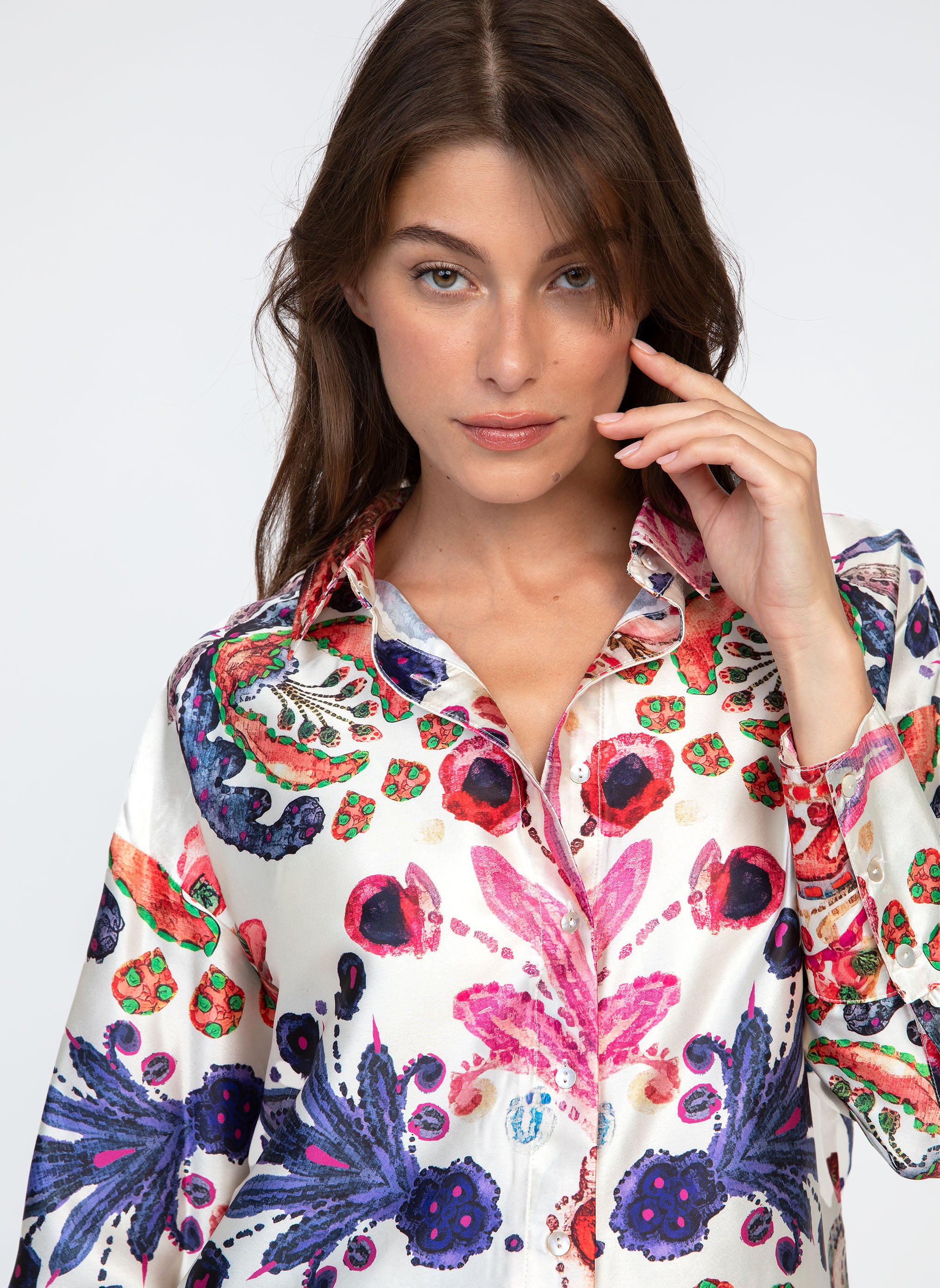 CHEMISE SYLVAIN feijoa ecru