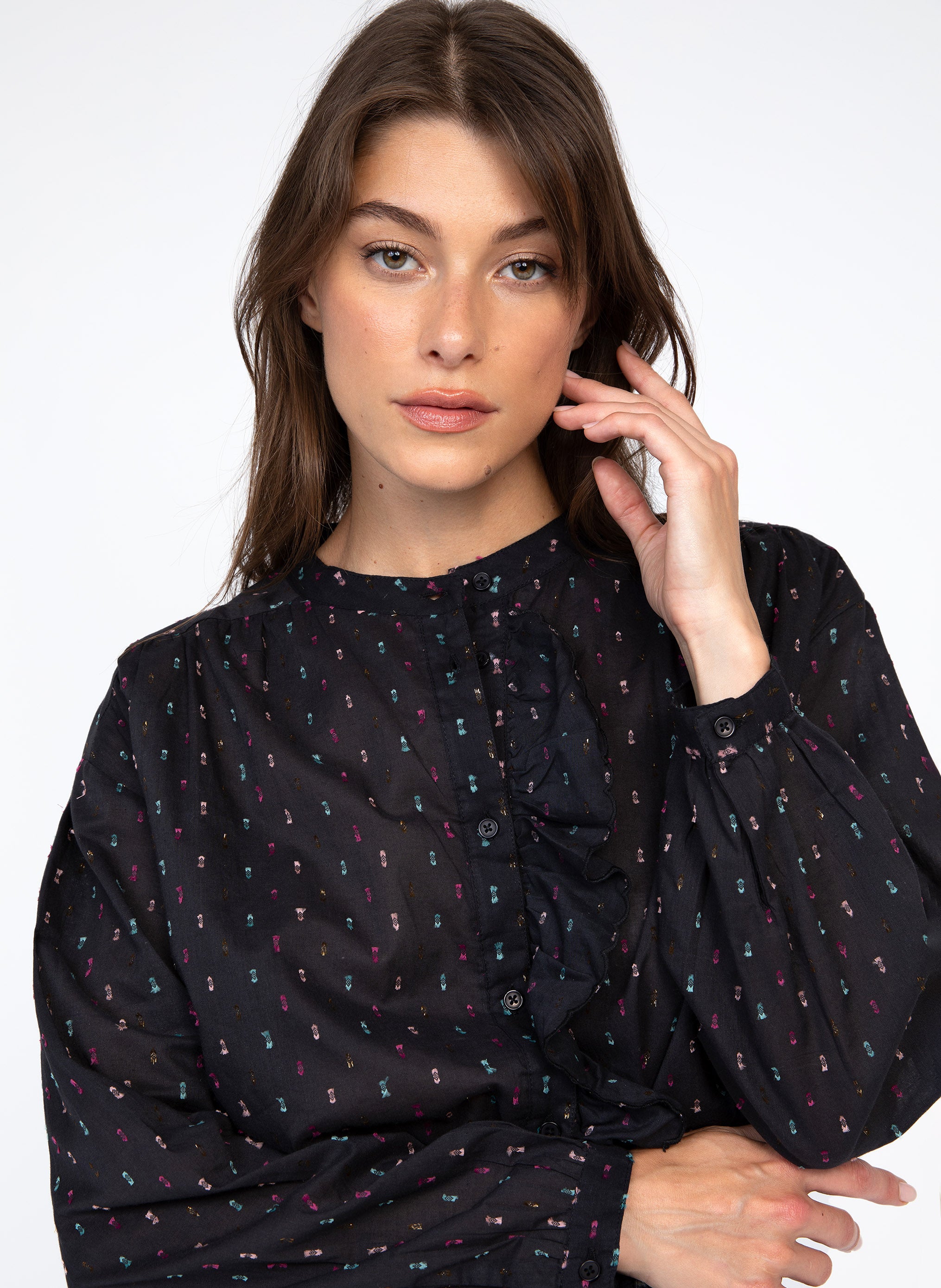 CHEMISE SYLVANA noir