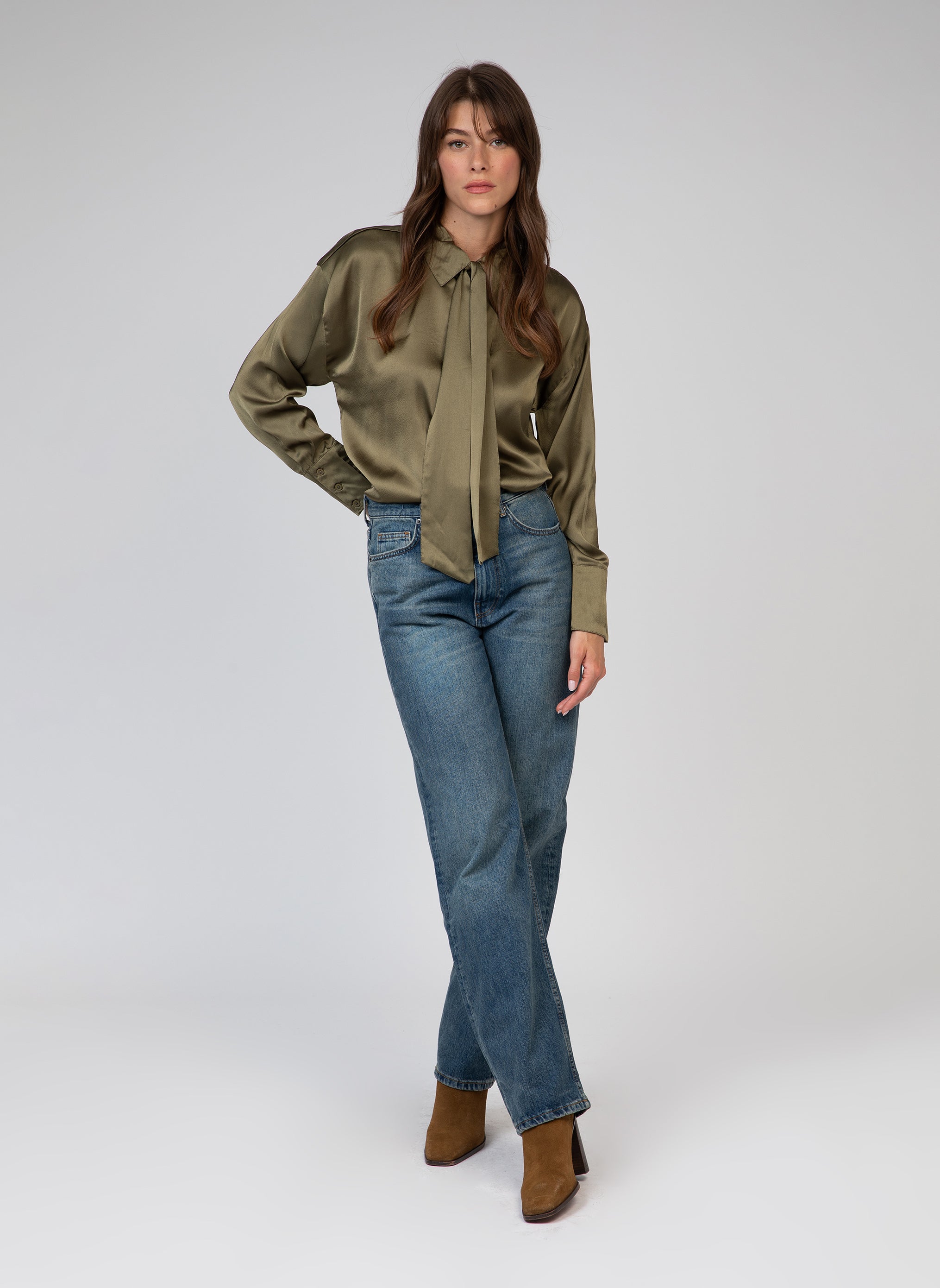 CHEMISE SYLVANOA army