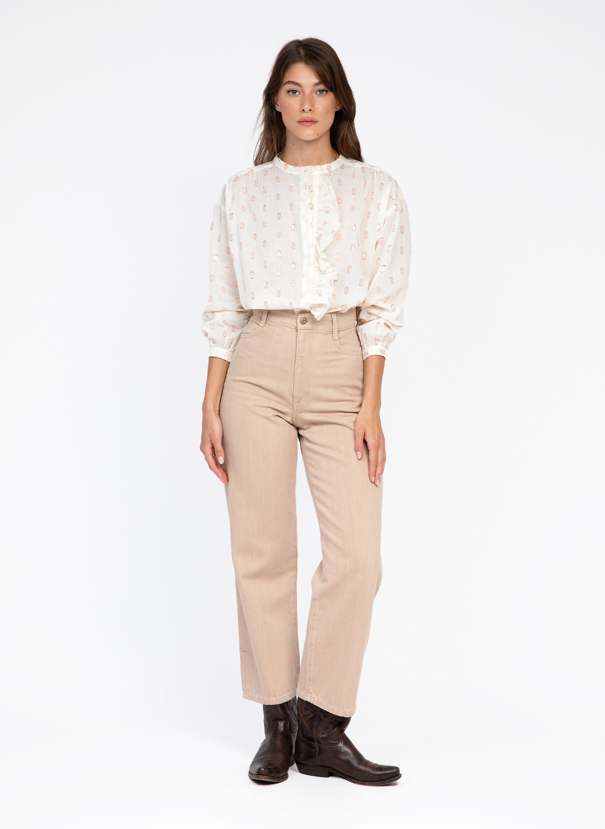 CHEMISE SYLVANY crème