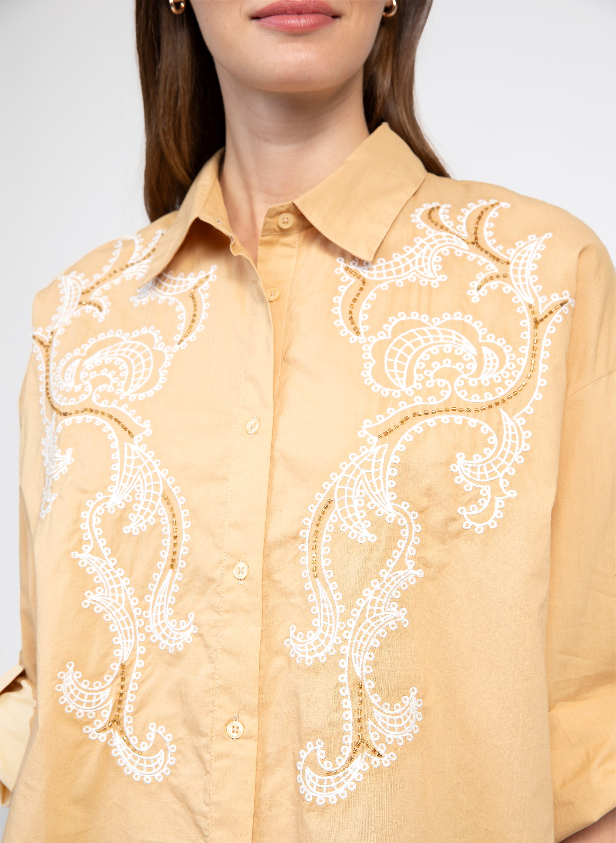 CHEMISE SYMONET beige