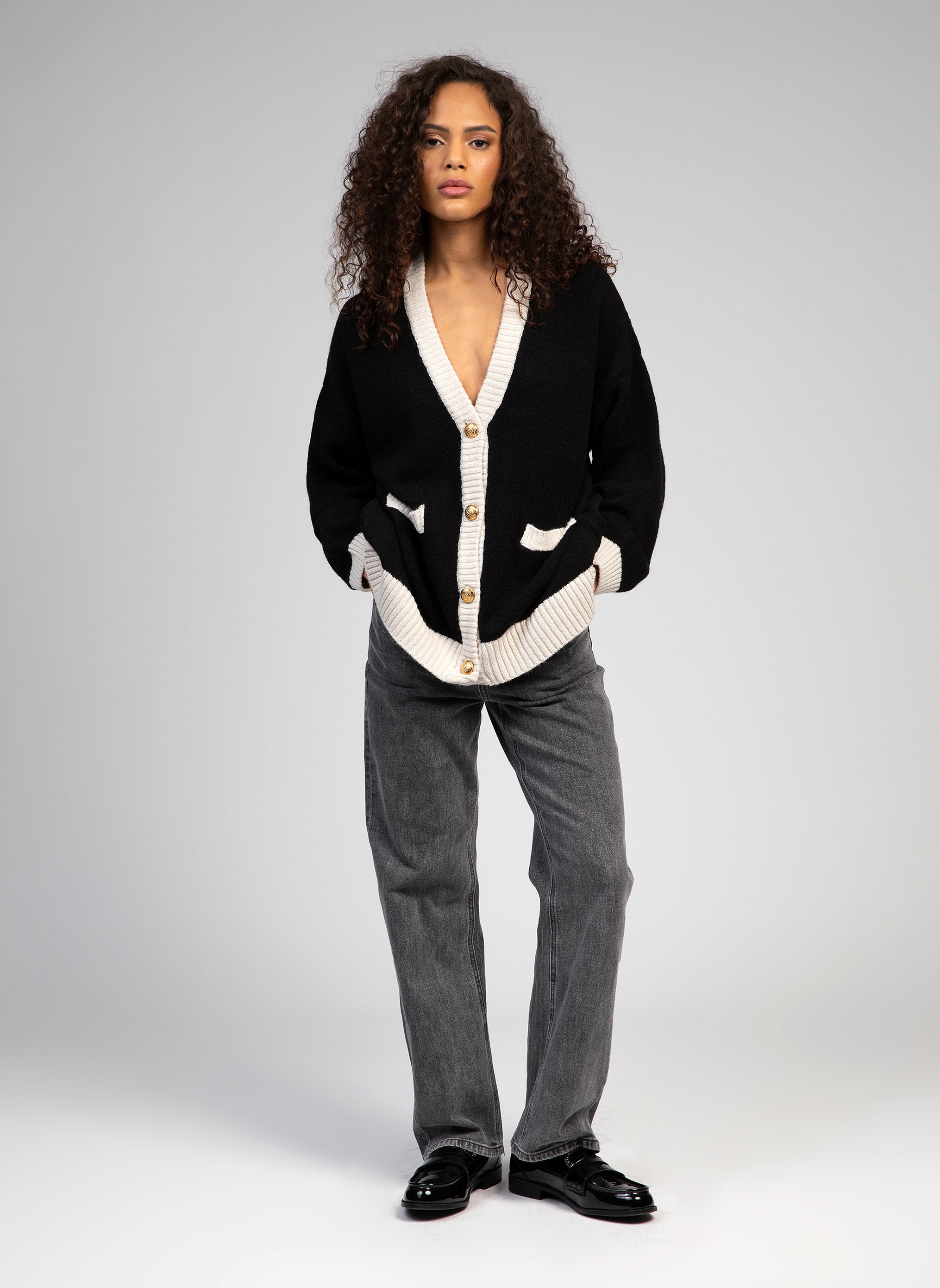 CARDIGAN VALDOR noir