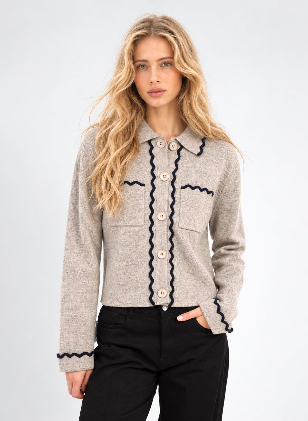 GILET VALIANO AL taupe