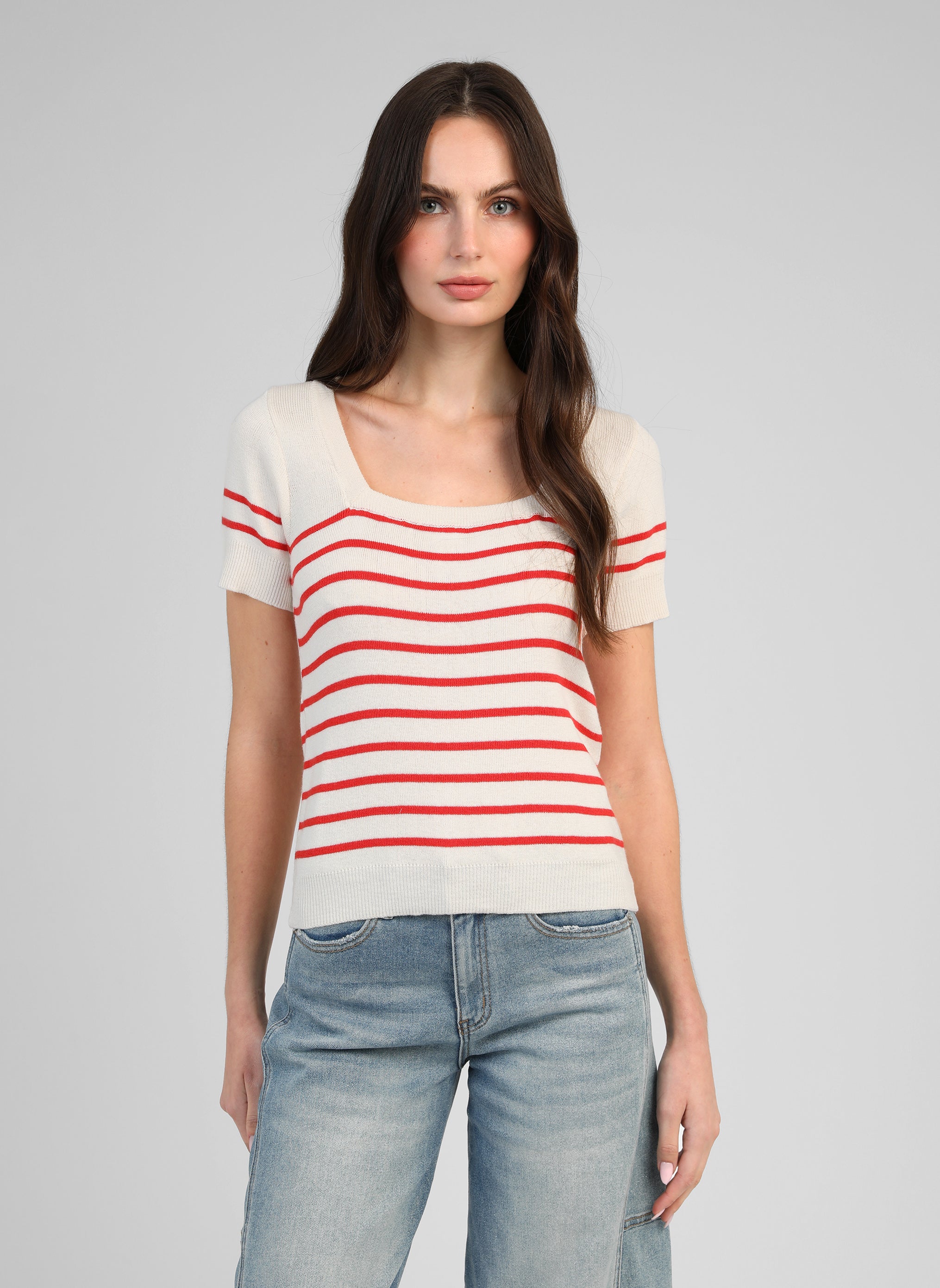 PULL VARINE rouge