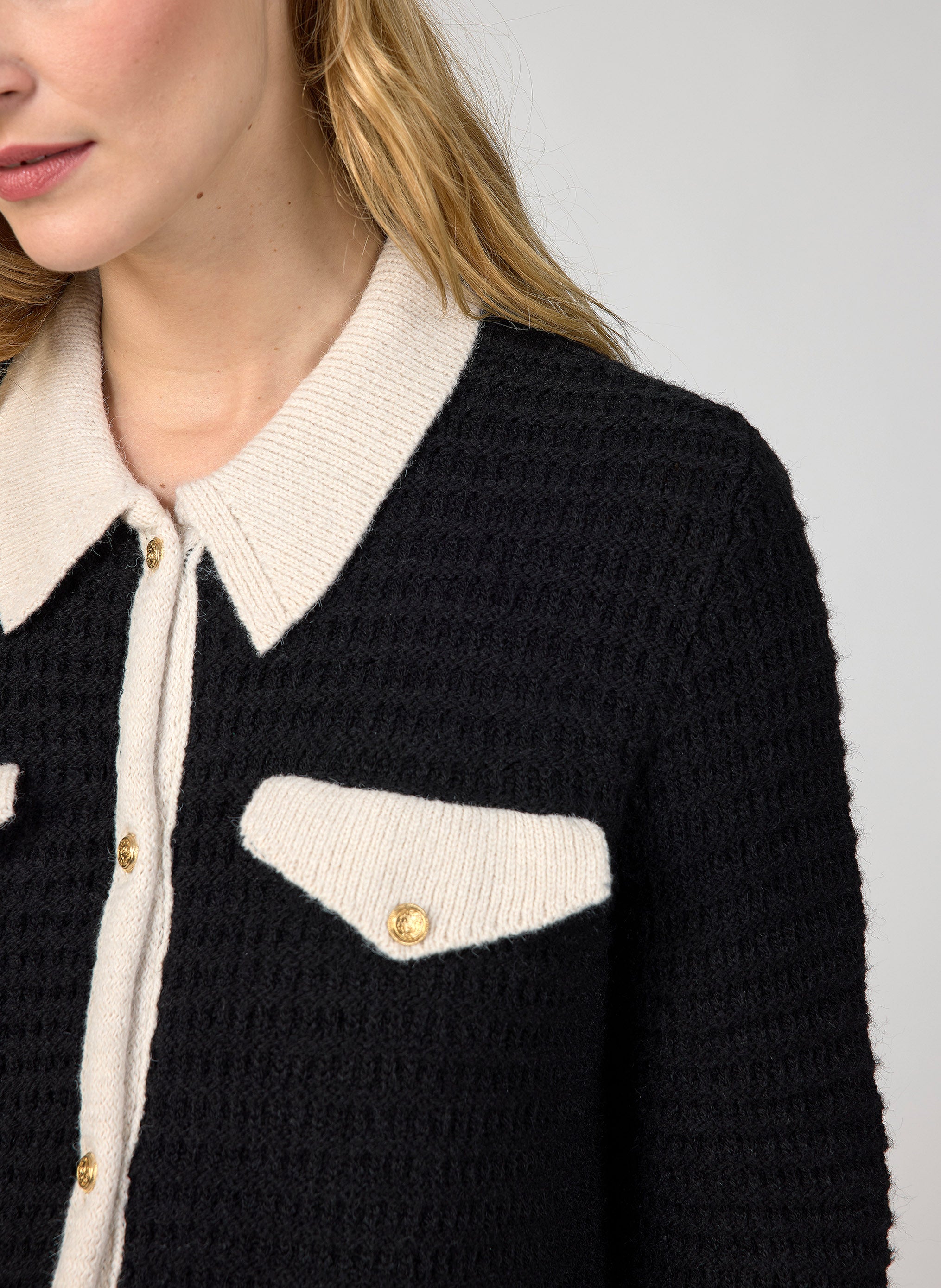 CARDIGAN VENICA noir