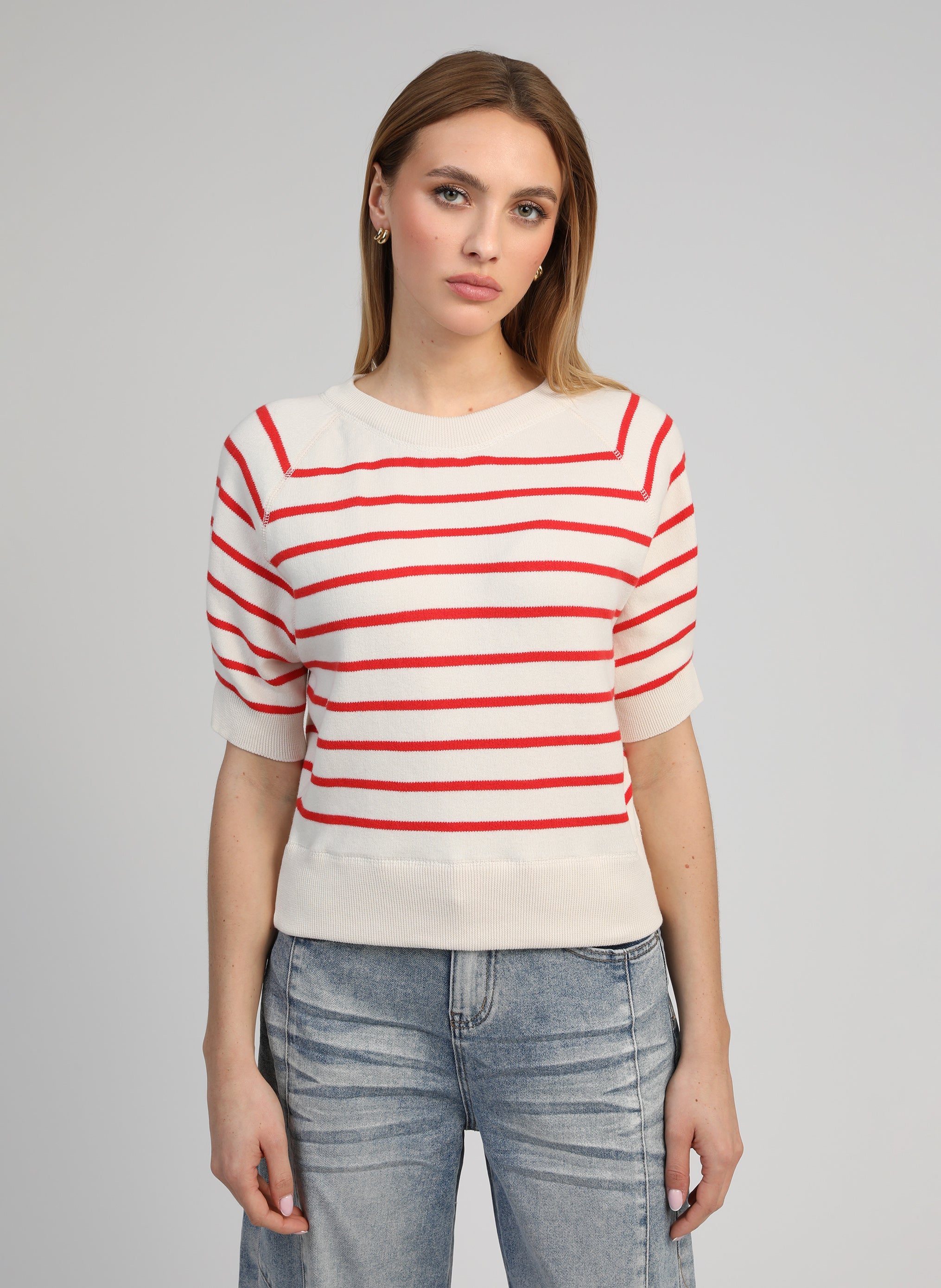 PULL VESTIZA rouge