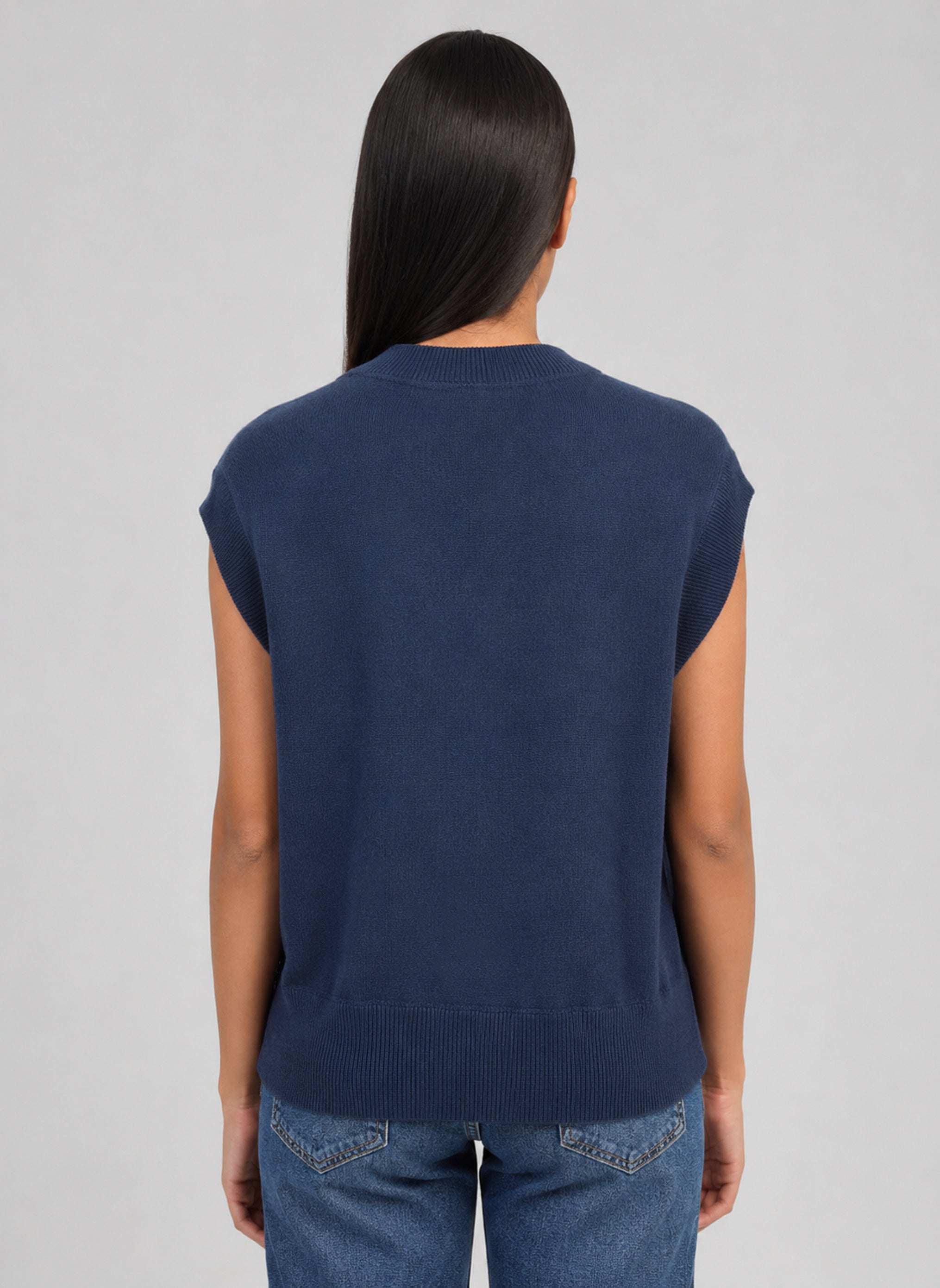 VIZTY Navy Sweater
