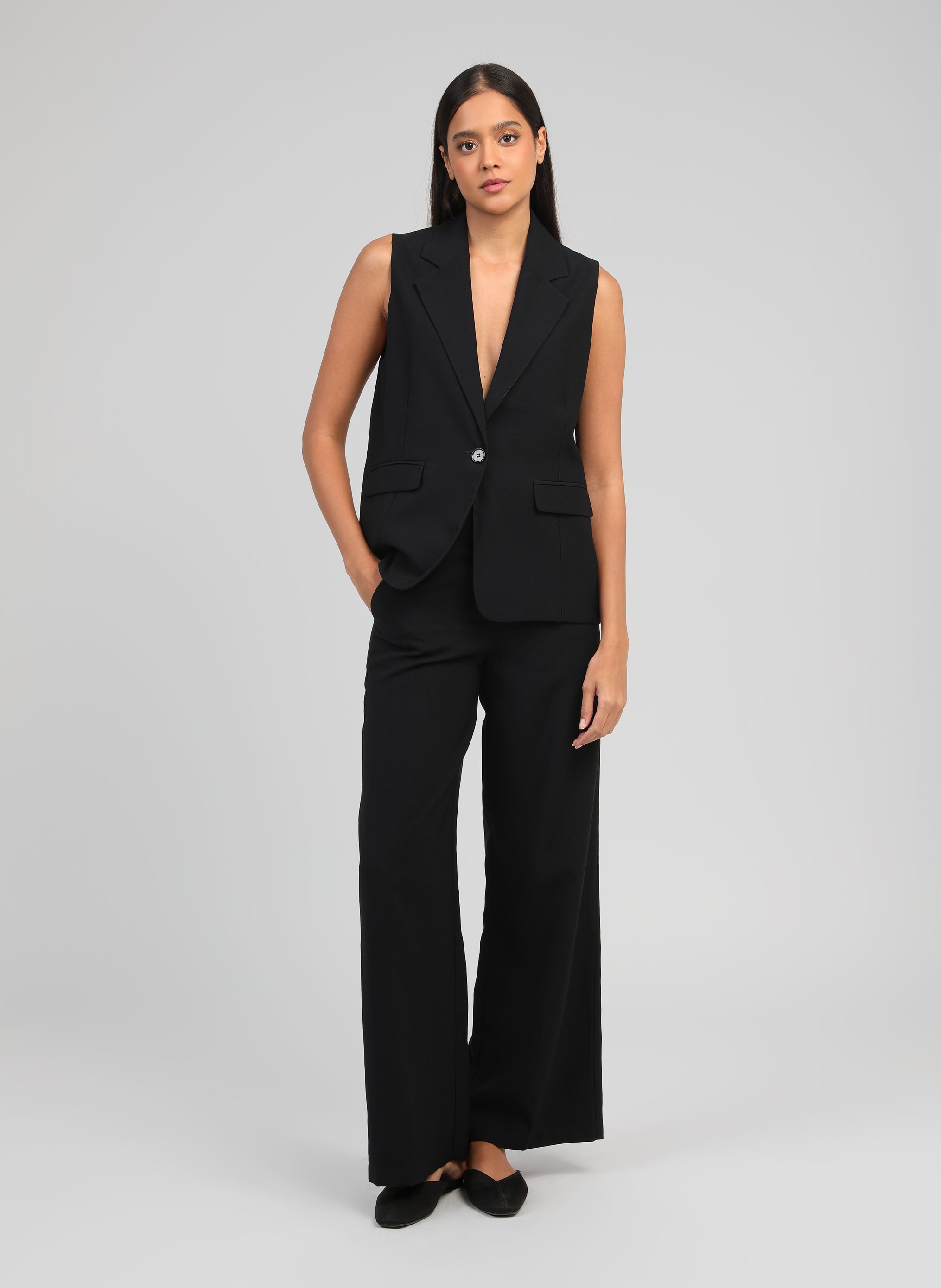 VESTE SANS MANCHES ZAKARITA noir