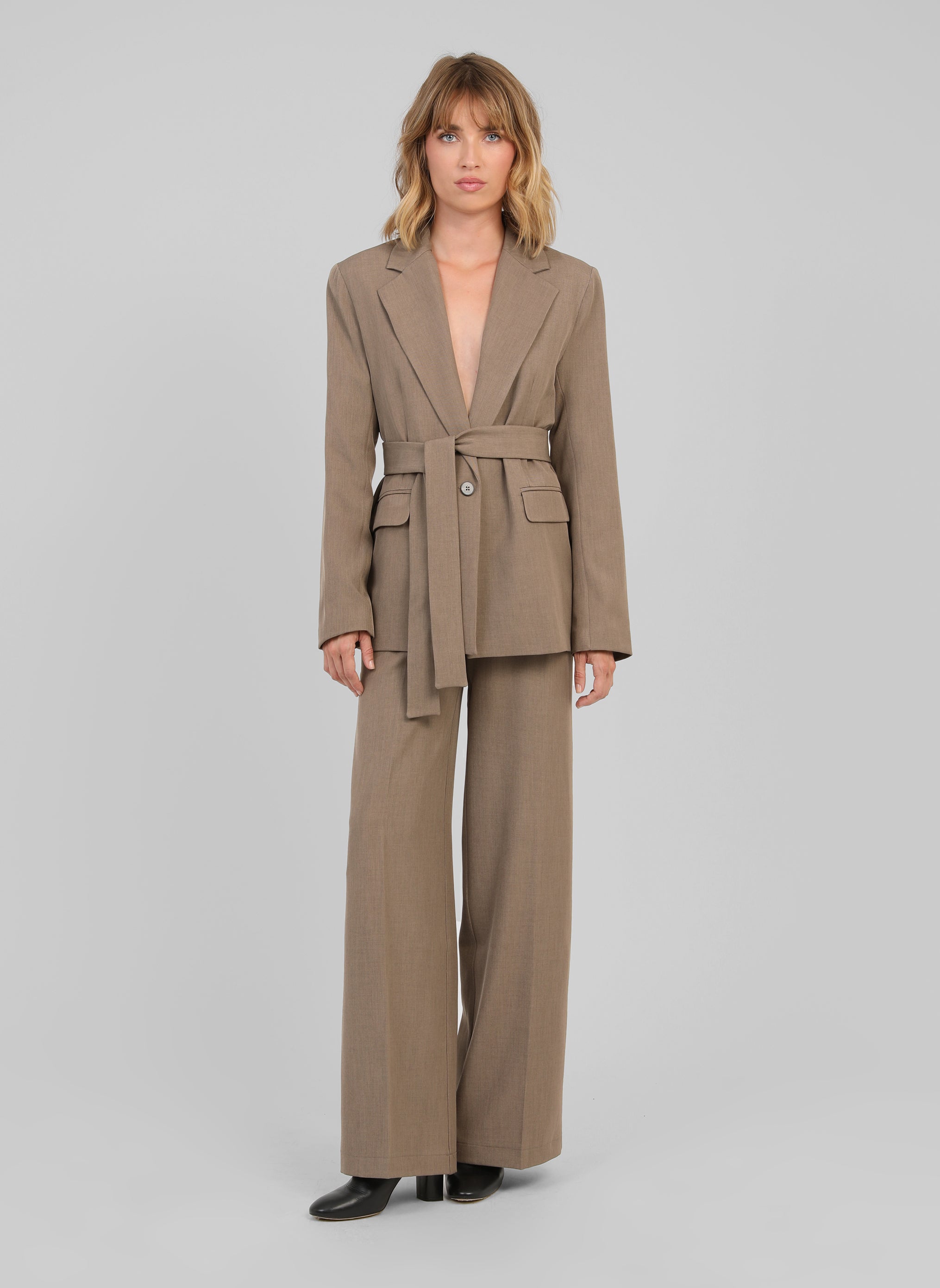 PANTALON PERLIVA taupe