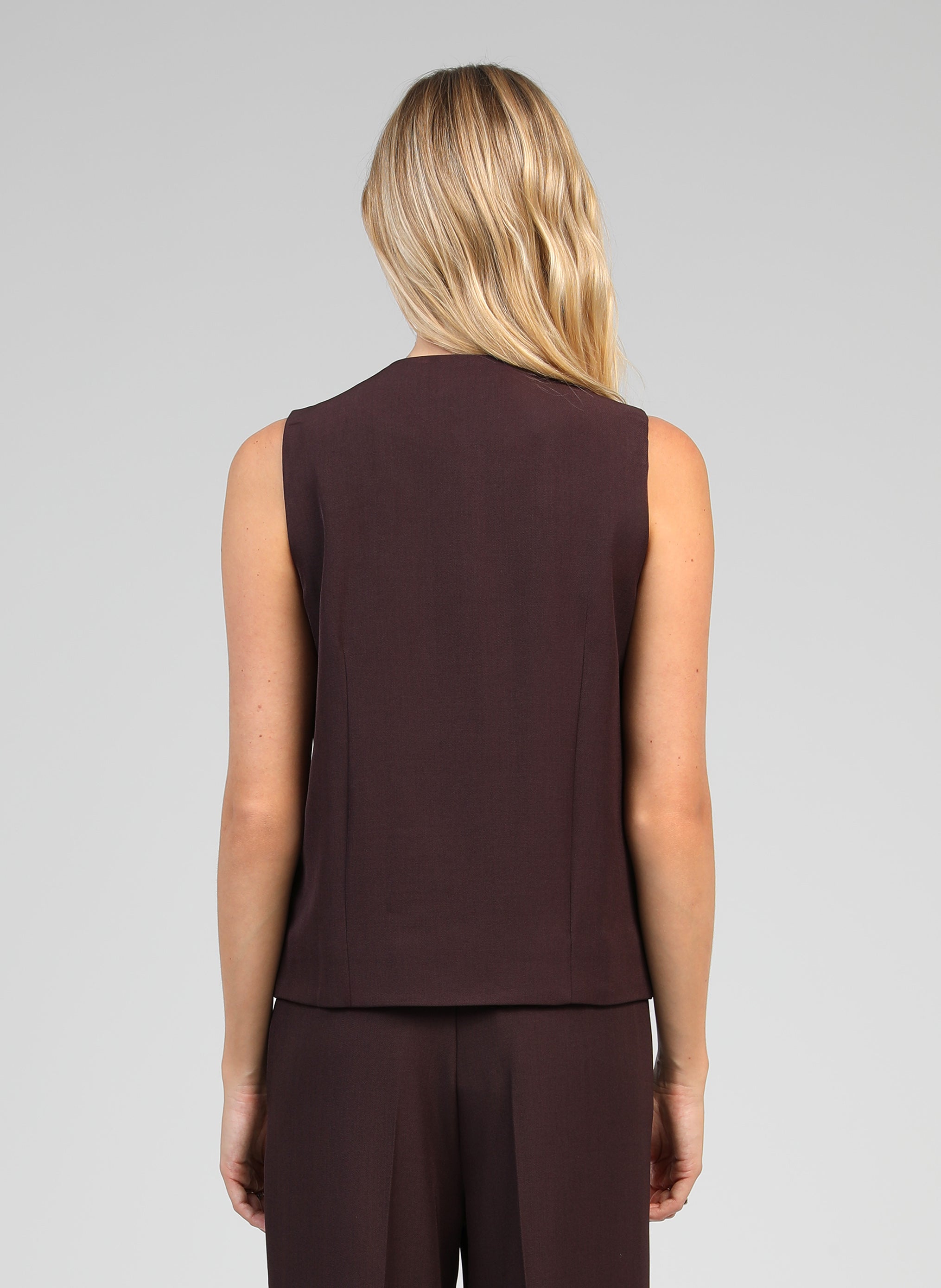 GILET DE COSTUME ZOLA wine