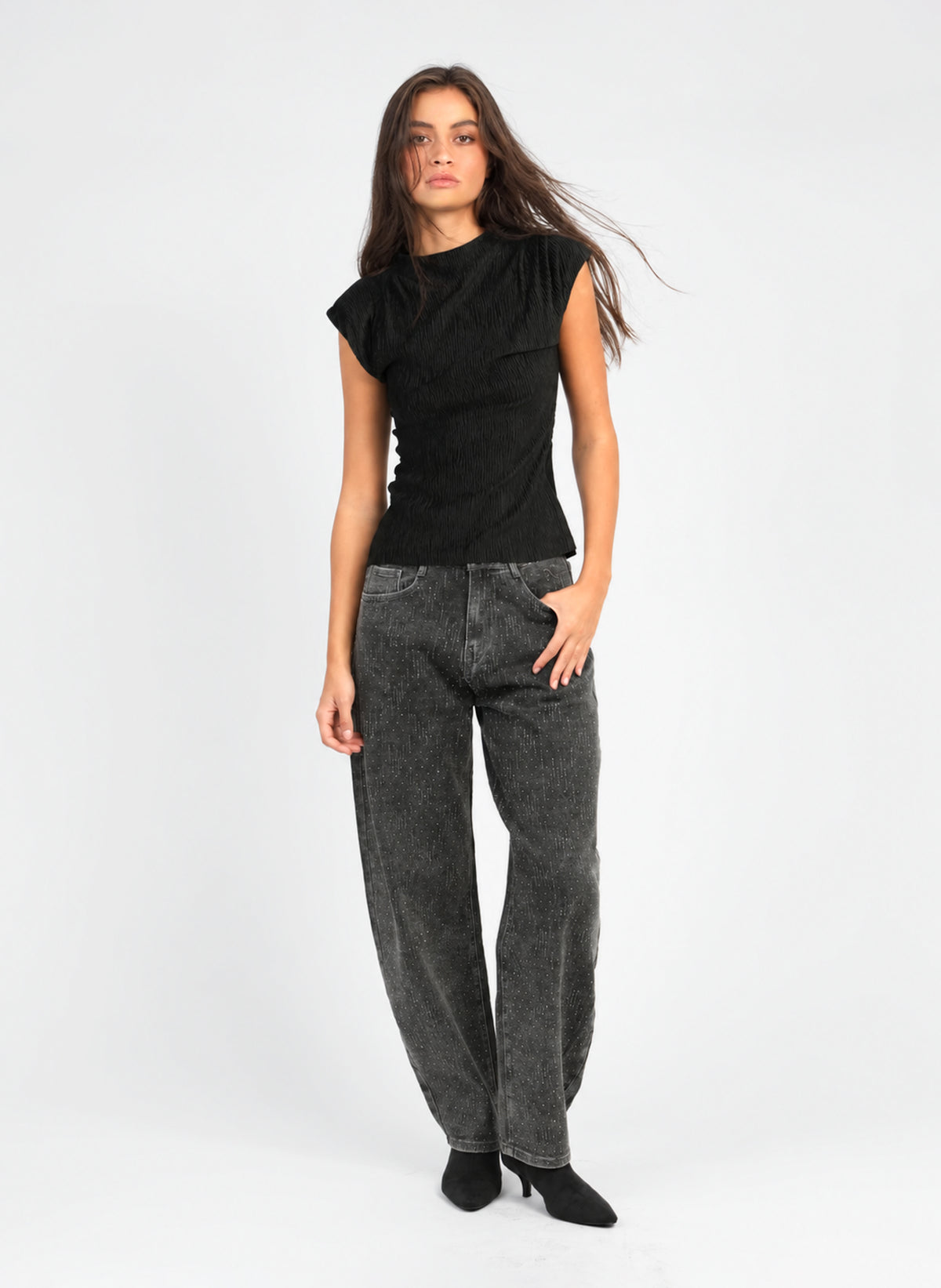 TOP ALOANE noir