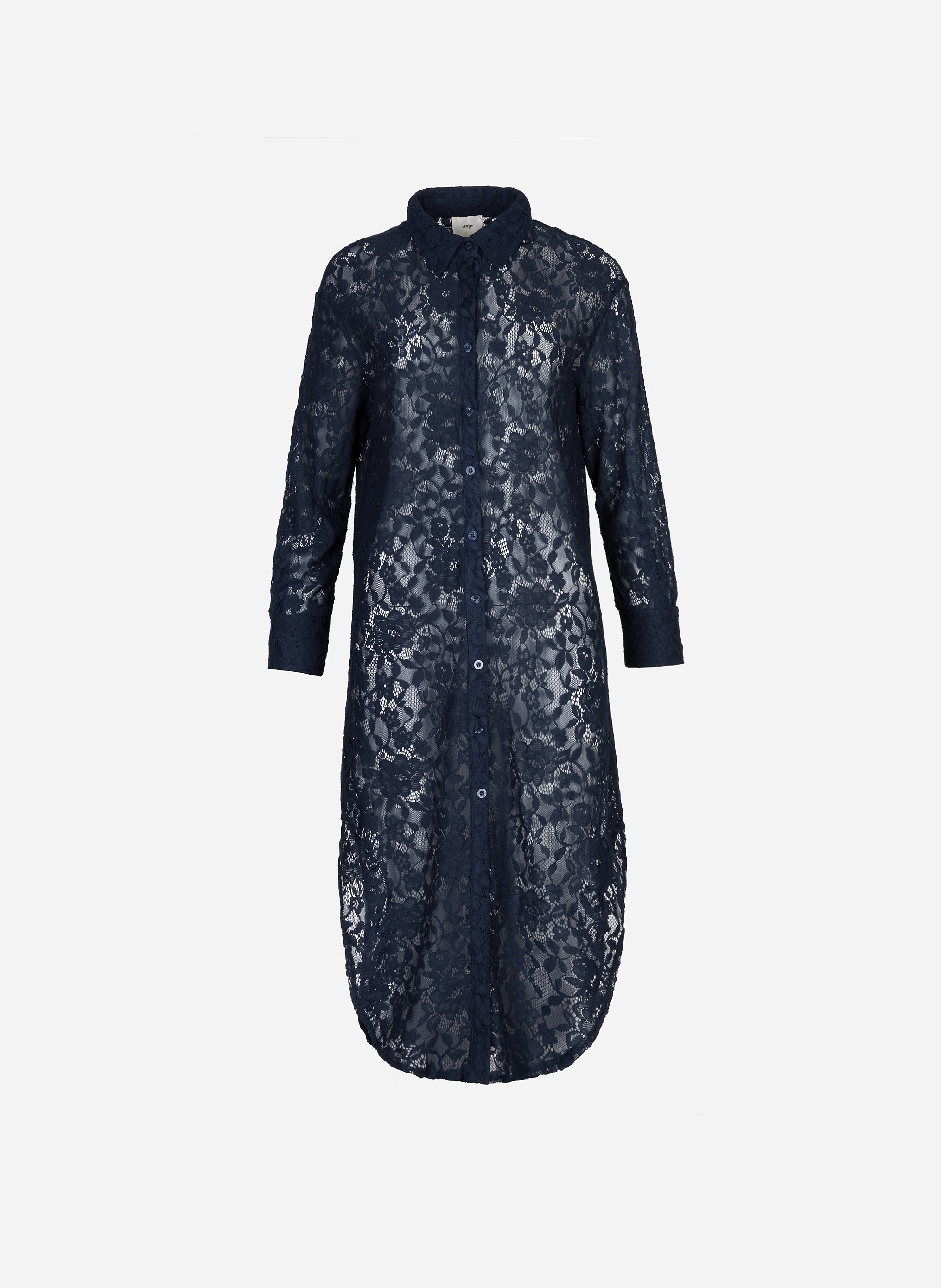 EOLE navy midi dress