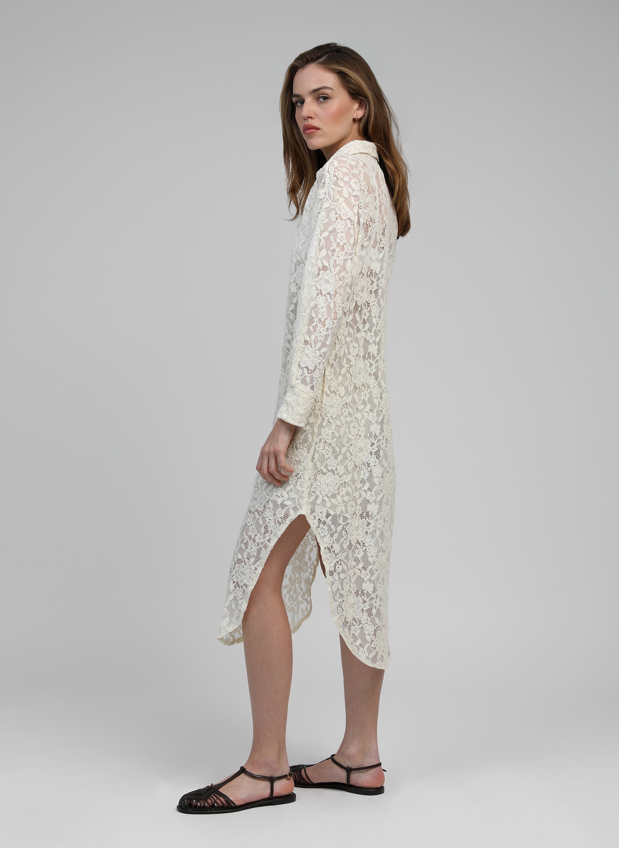 ROBE LONGUE EOLE ecru