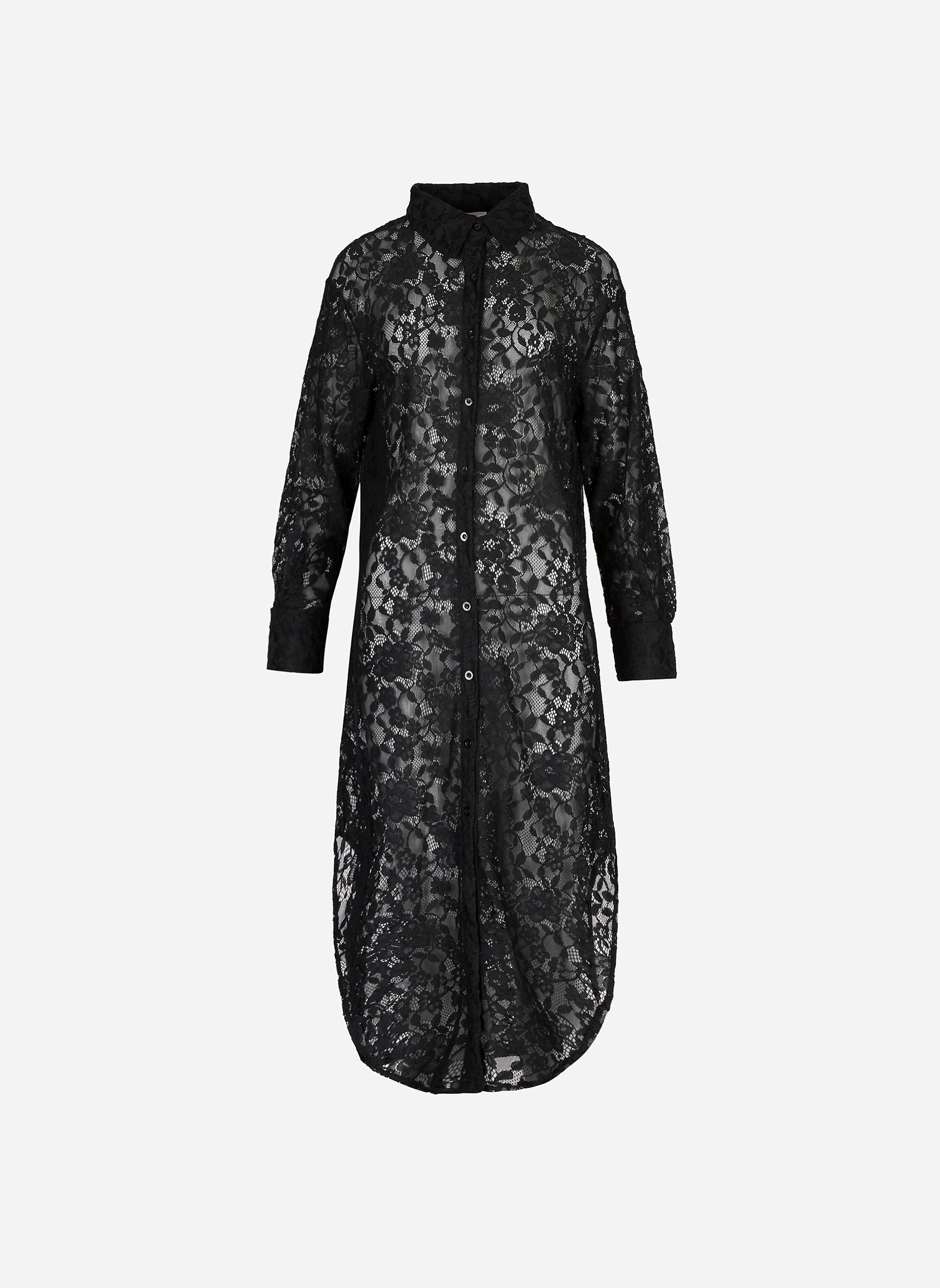 EOLE MIDI DRESS black