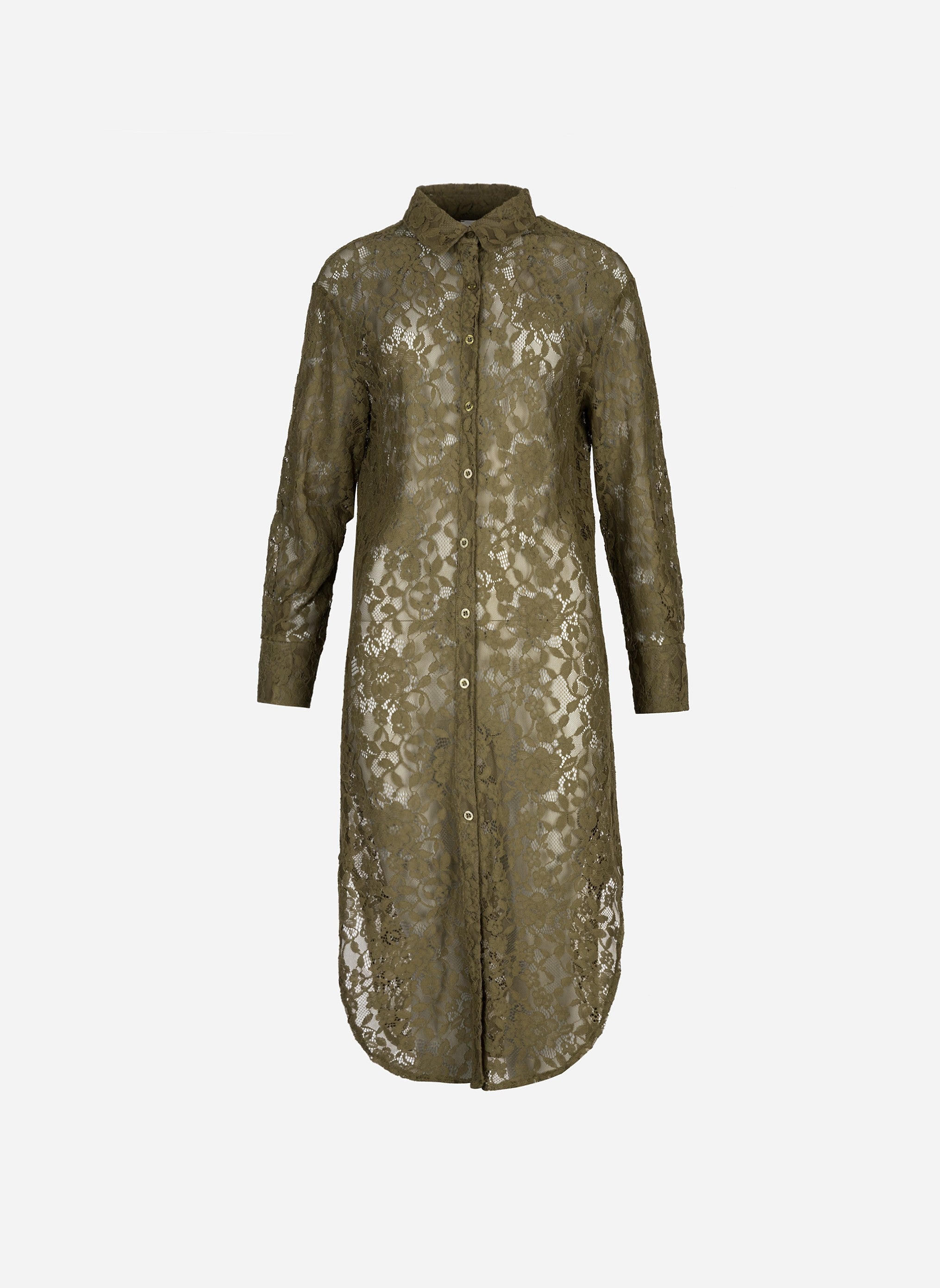 EOLE MIDI DRESS khaki