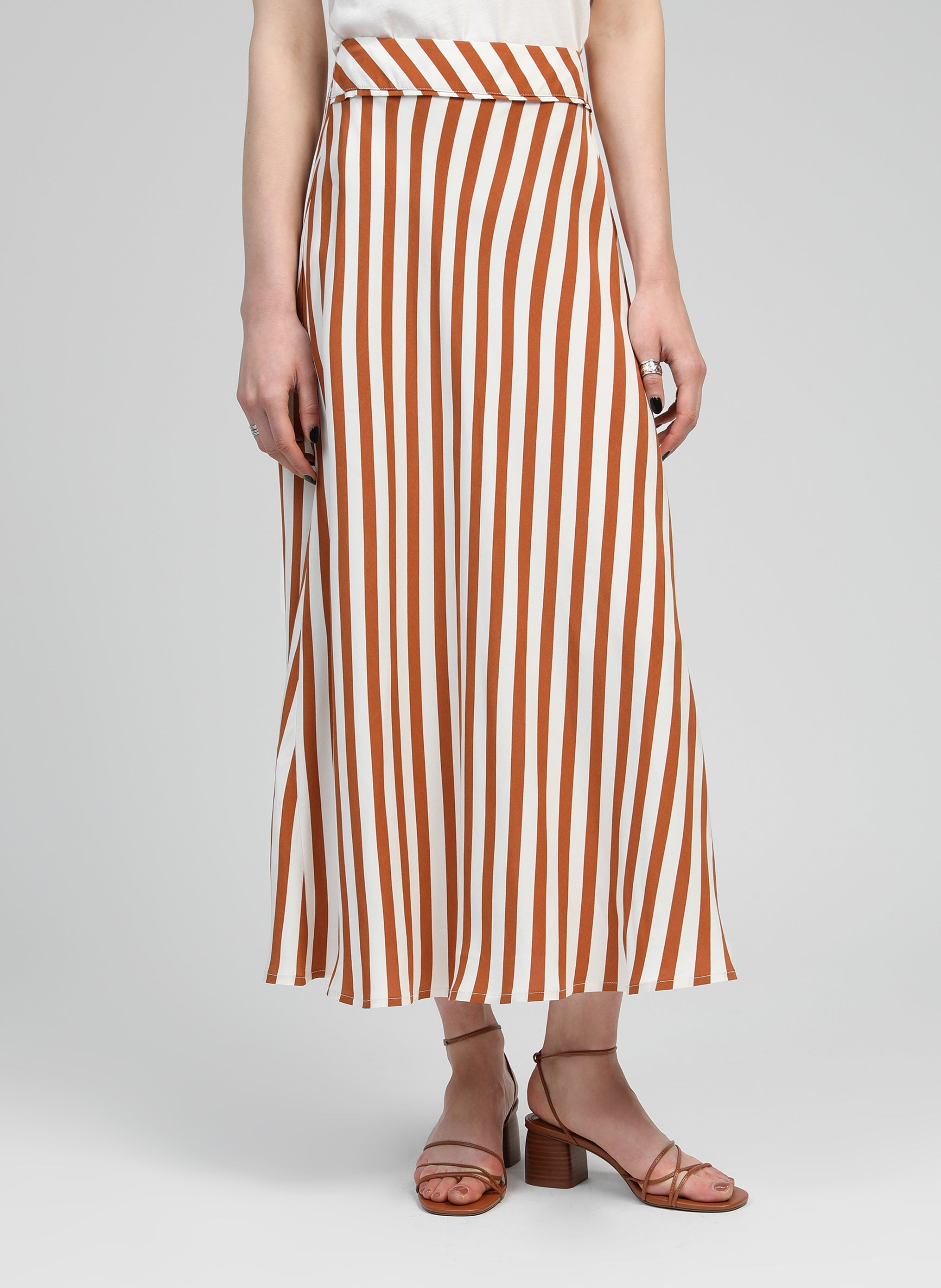 JUPE LONGUE GALVILY petis caramel