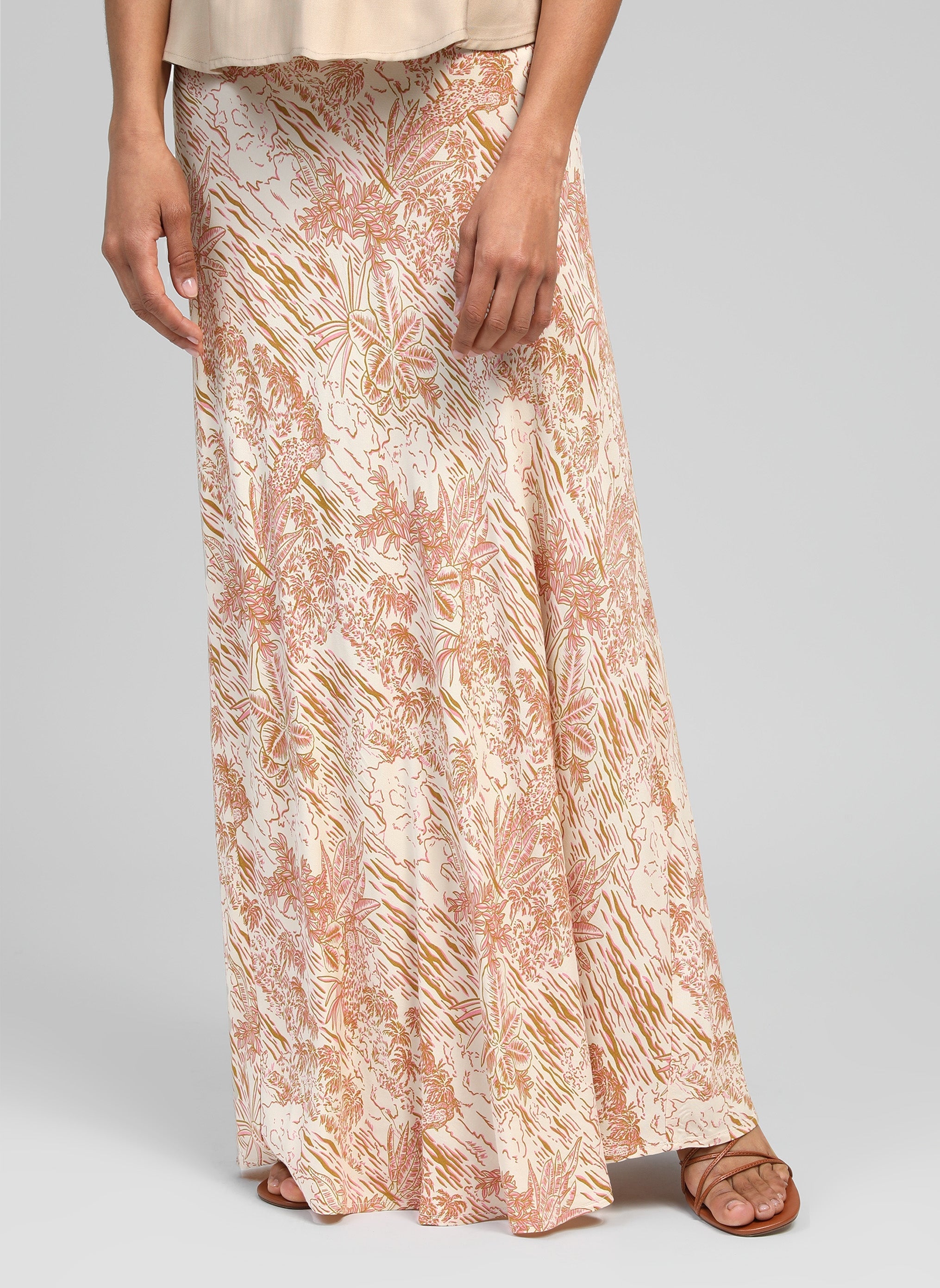 GALVIMA LONG SKIRT ochre josas