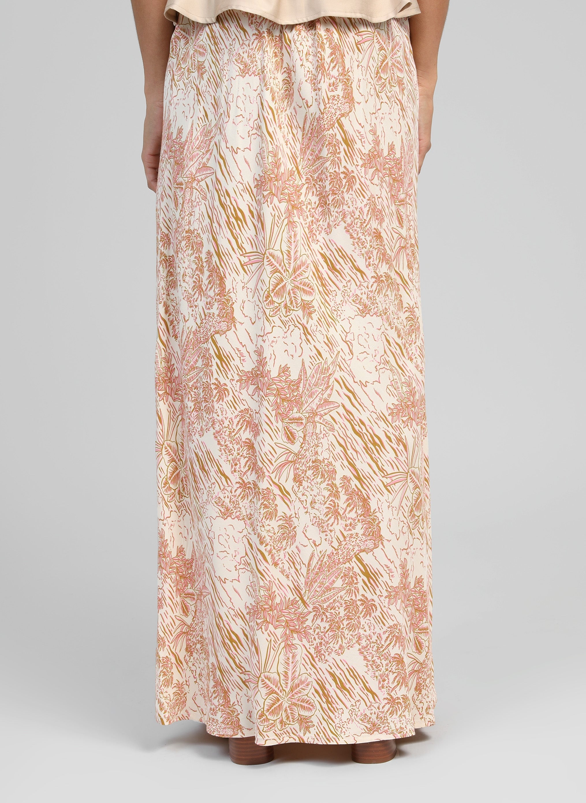 GALVIMA LONG SKIRT ochre josas